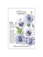 Botanical Interests Poppy Corn Amazing Grey