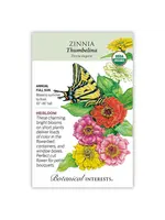 Botanical Interests Zinnia Thumbelina Organic