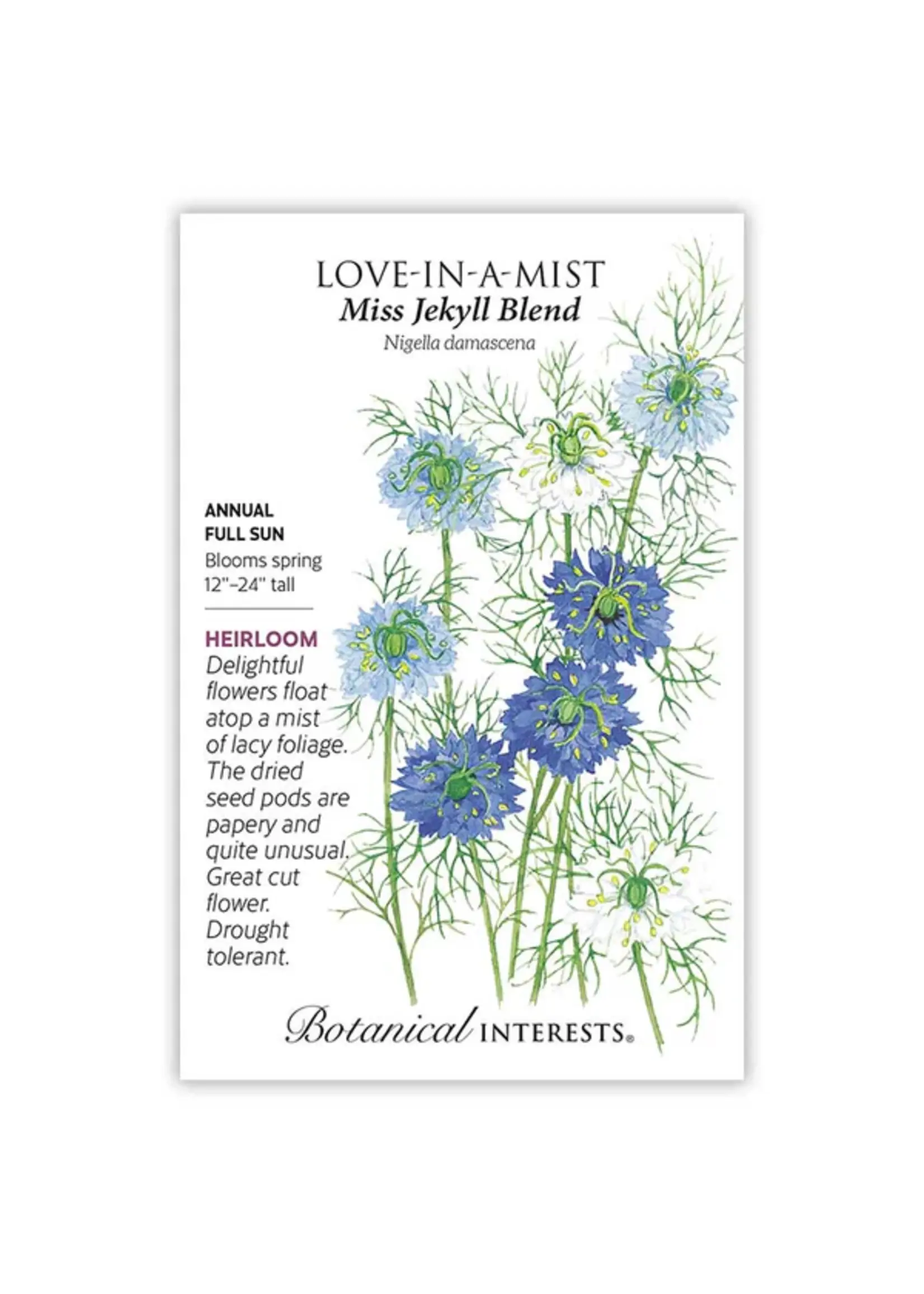 Botanical Interests Love-in-a-Mist Jekyll Blend