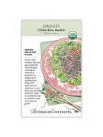Botanical Interests Sprouts Radish China Rose Organic