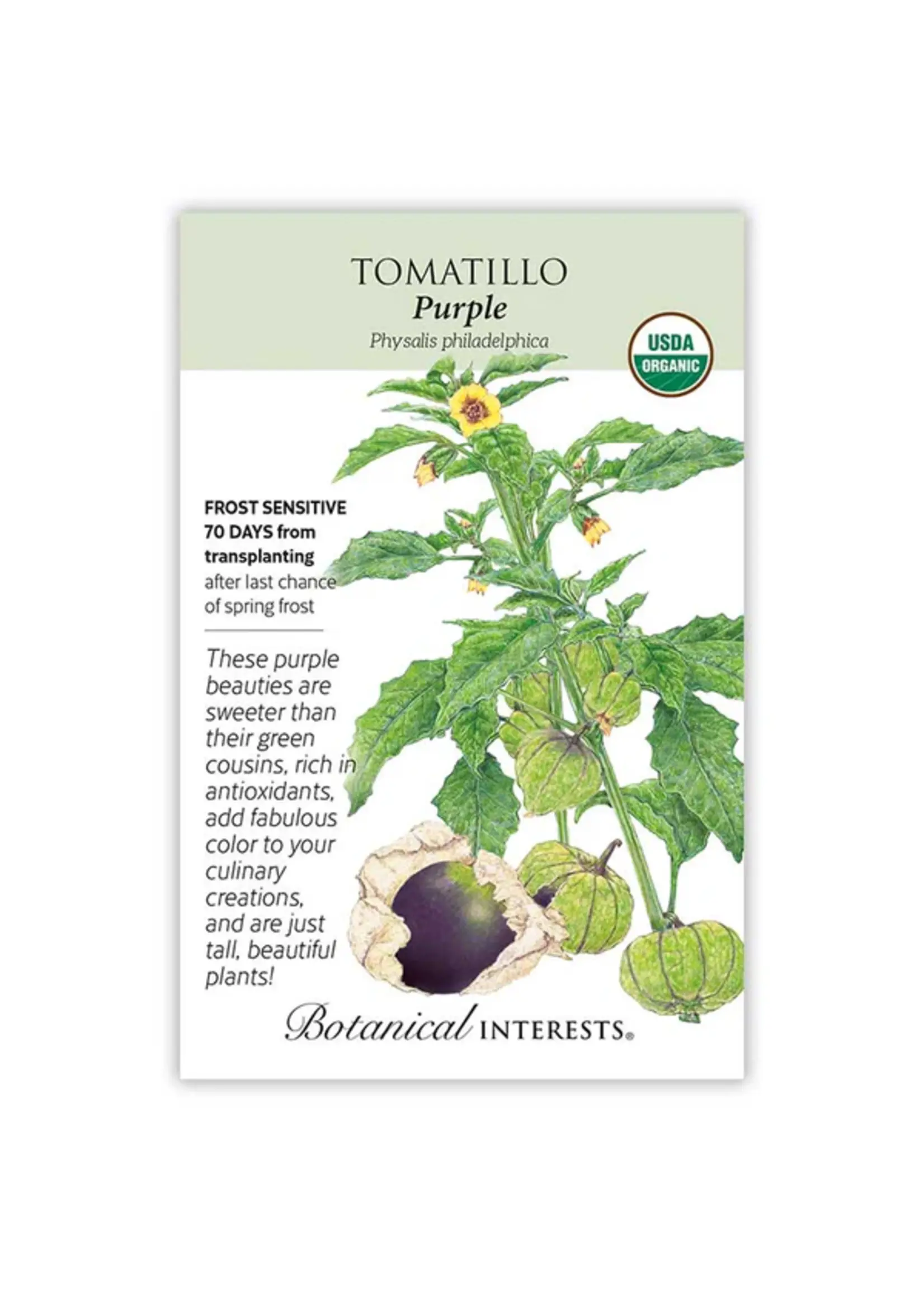 Botanical Interests Tomatillo Purple Organic