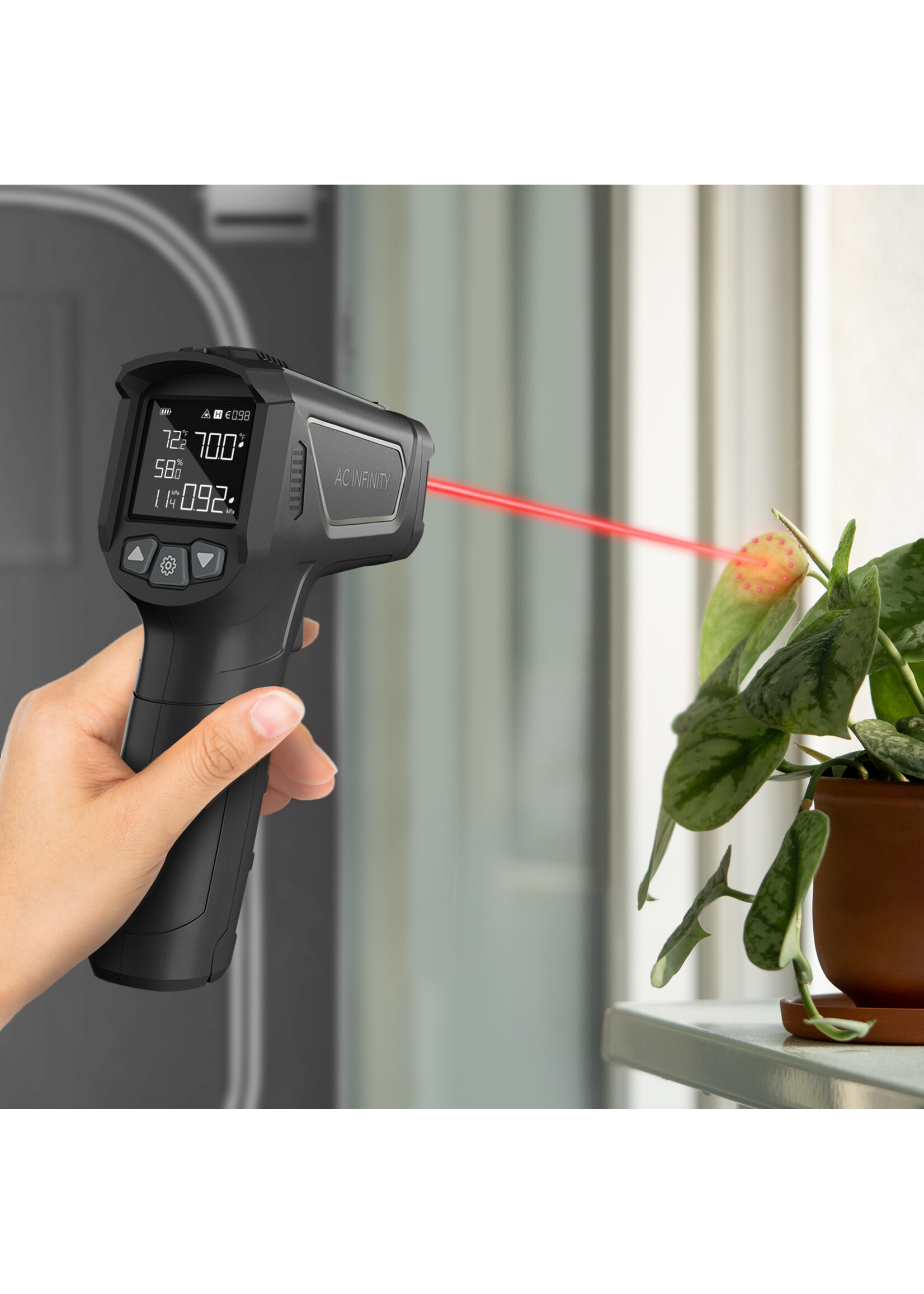 VPD Thermometer, Handheld Environmental Monitor, Captures Leaf VPD and Temperature
