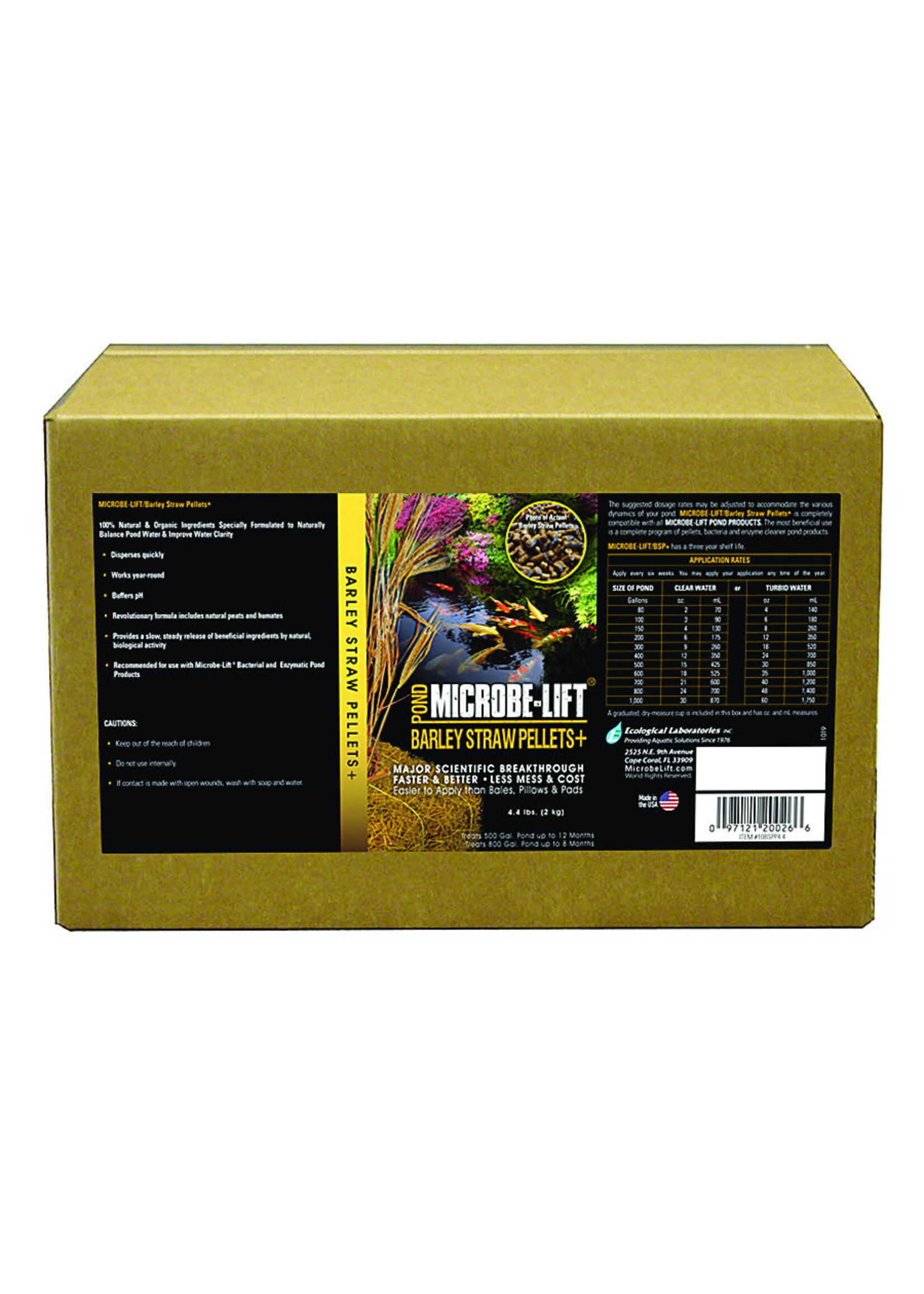 ECOLOGICAL LABORATORIES, INC Microbe-Lift Barley Straw Pellets 2.2LB