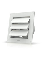 AC INFINITY Wall Mount Duct Shutter, 6-Inch, White Steel