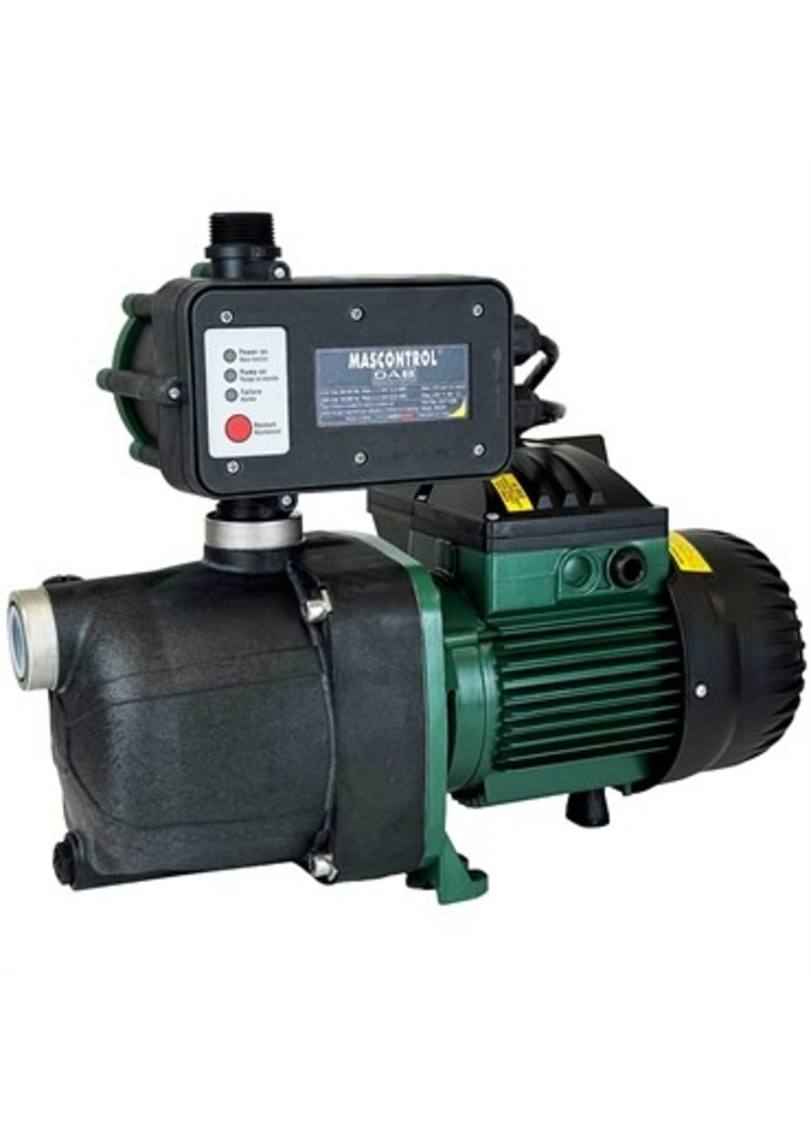 DAB PUMPS DAB JETCOM 132 Self-Priming Centrifugal Pump with Mas Control - 115V/230V Dual Voltage - 1.8 to 46.2gpm - 7.52 to 14.7 A - 1.36 hp - 87 psi