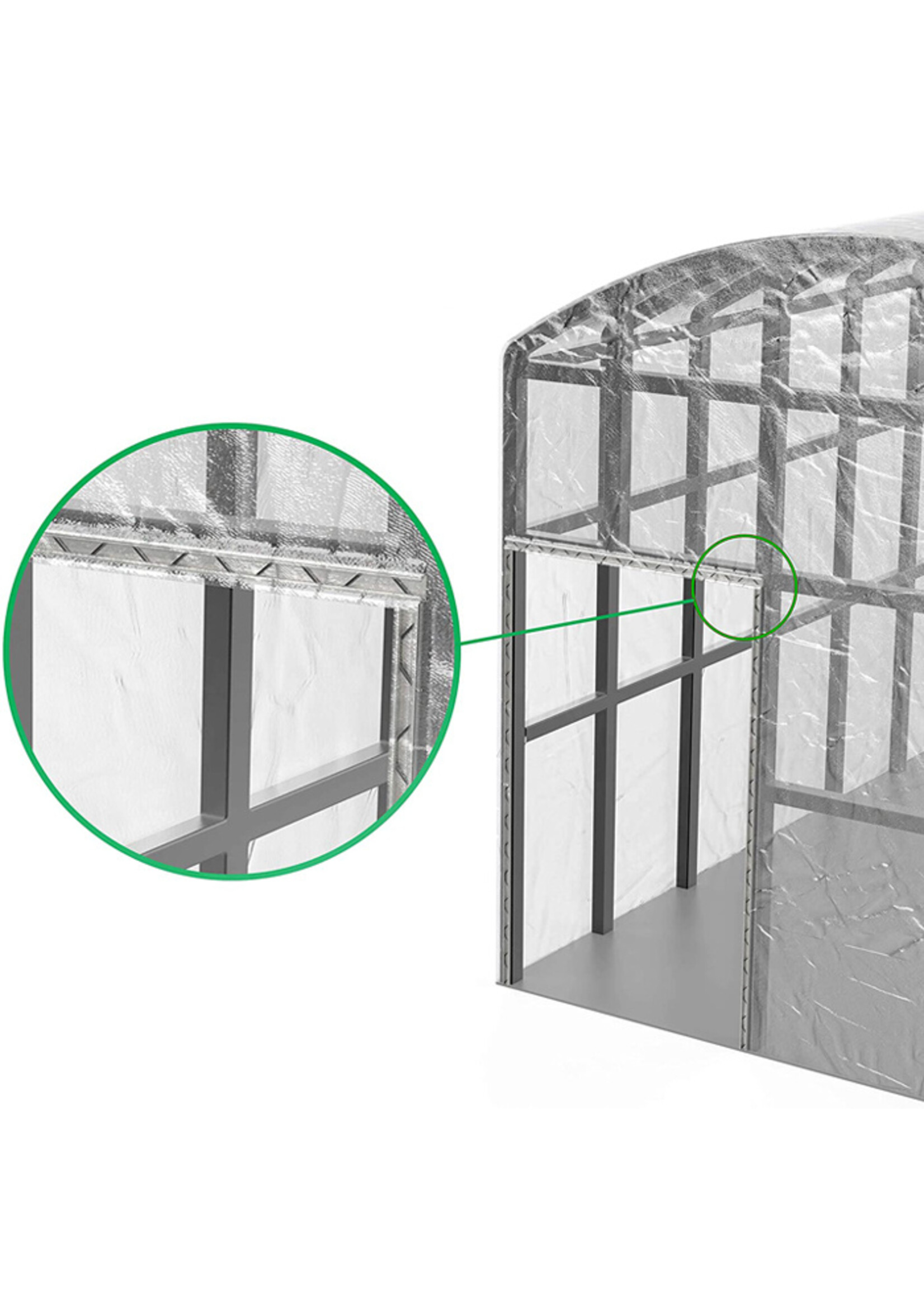 Grow1 Grow1 6.5FT U-Channel and Wiggle Wire Set of 10