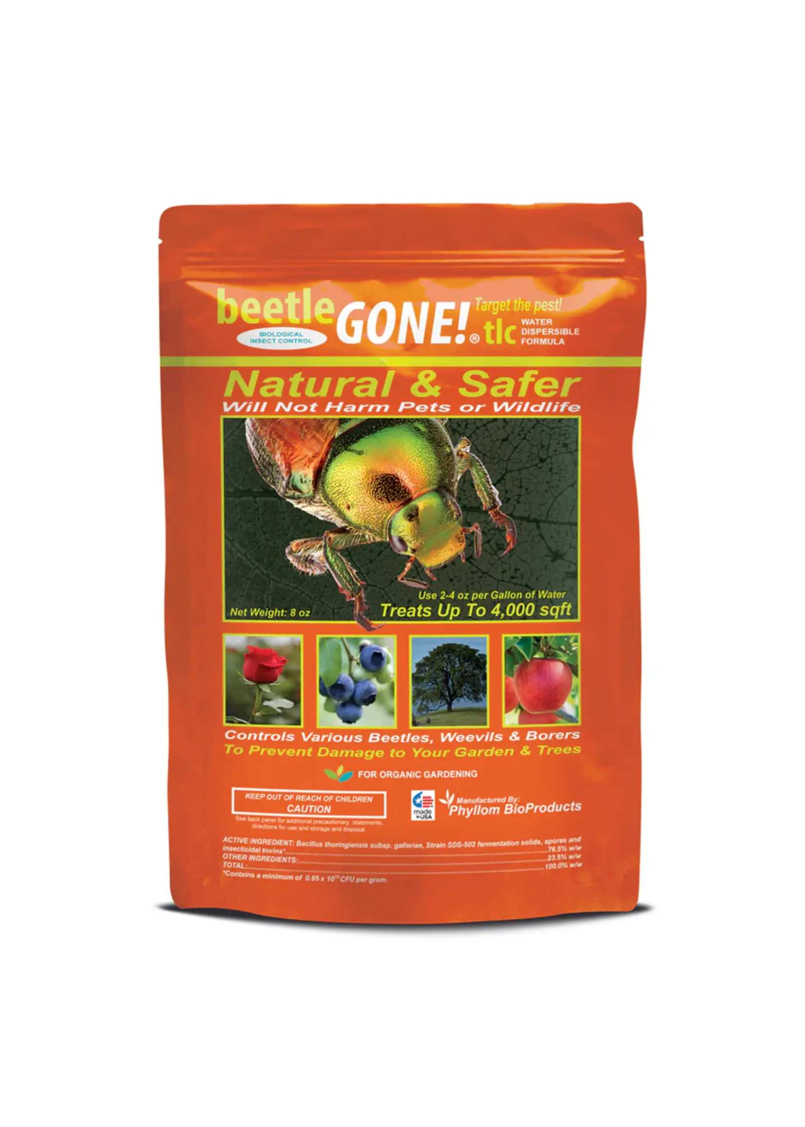 Phyllom BioProducts BeetleGONE! Water Dispersible Powder for Beetles 8oz