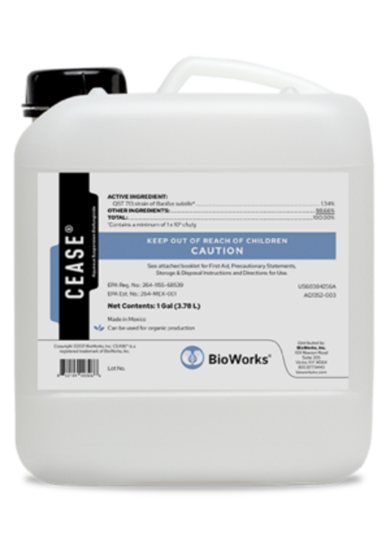 BioWorks Bioworks Cease Gallon - Bacillus subtilis