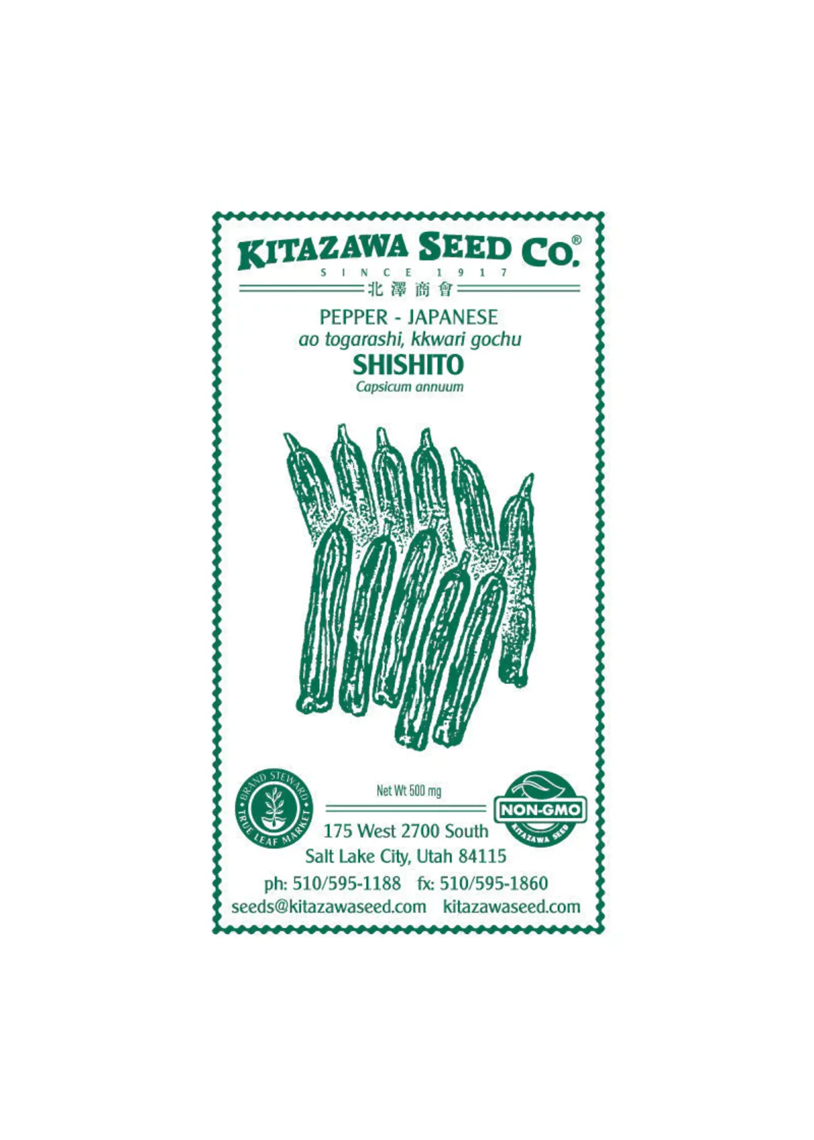 Kitazawa Seed Co. Pepper Japanese - Shishito