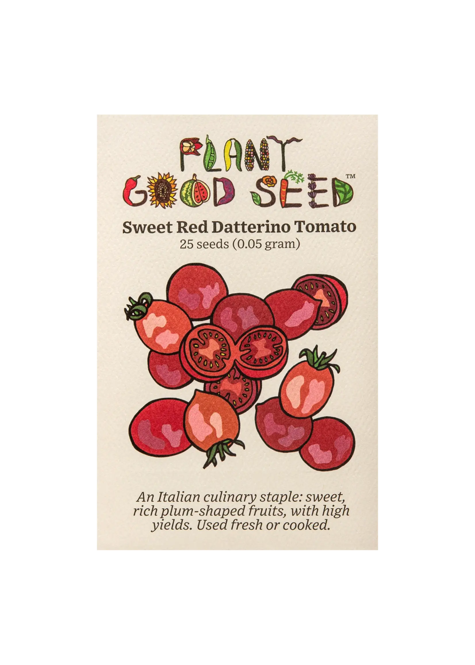 Plant Good Seed Company Tomato - Sweet Red Datterino Organic
