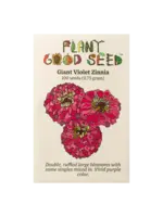 Plant Good Seed Company Zinnia - Giant Violet Organic