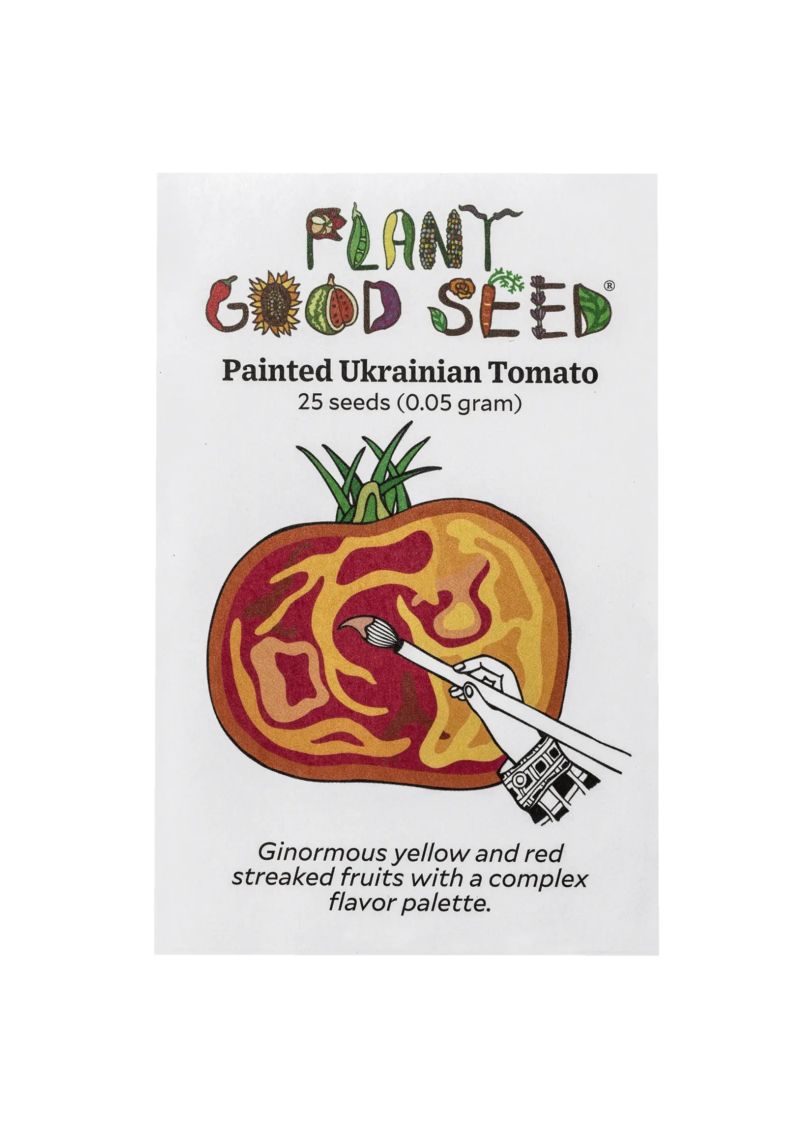 Plant Good Seed Company Tomato - Painted Ukrainian Organic