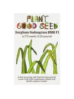 Plant Good Seed Company Sorghum Sudangrass BMR F1 Organic