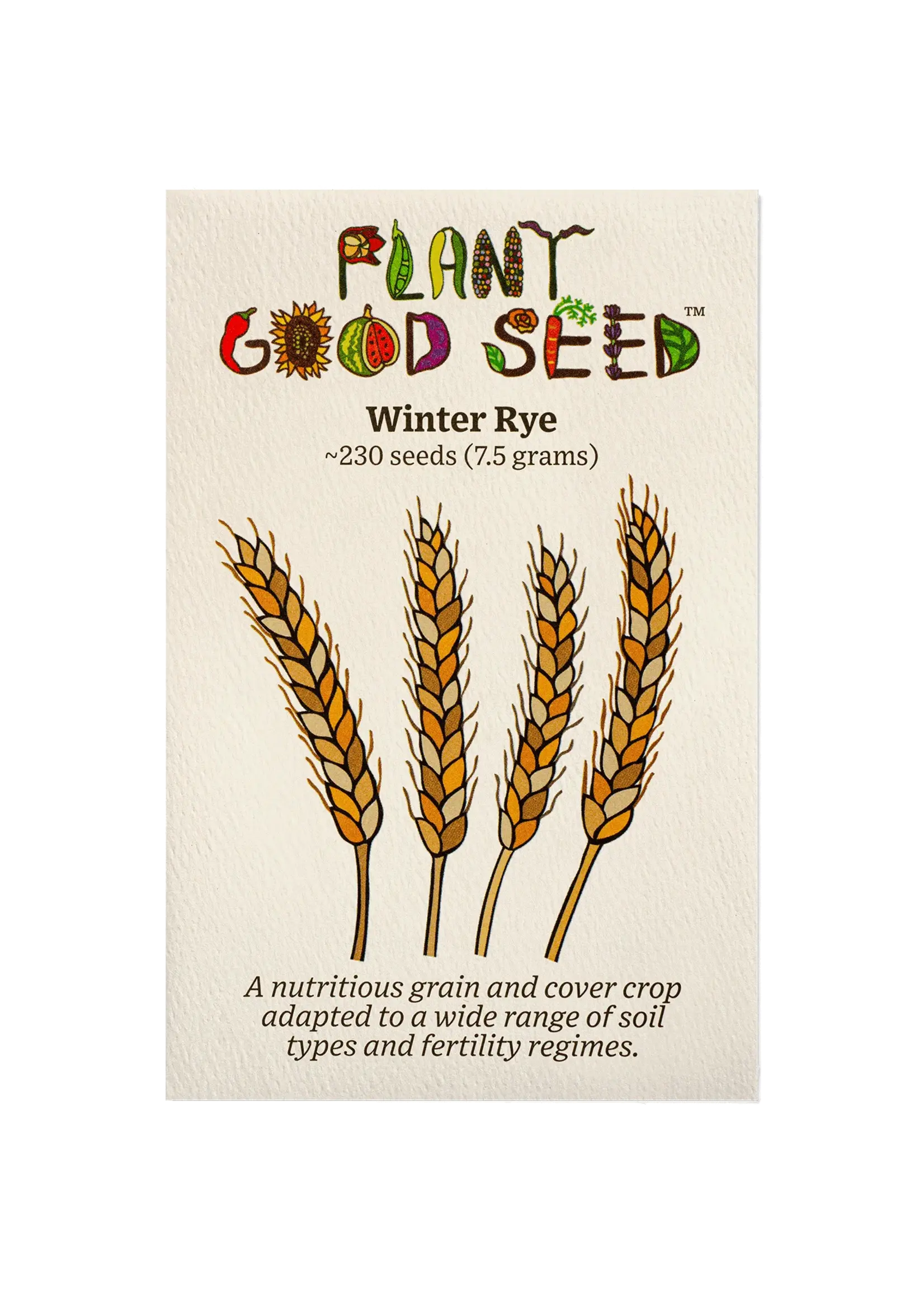 Plant Good Seed Company Rye - Winter Organic