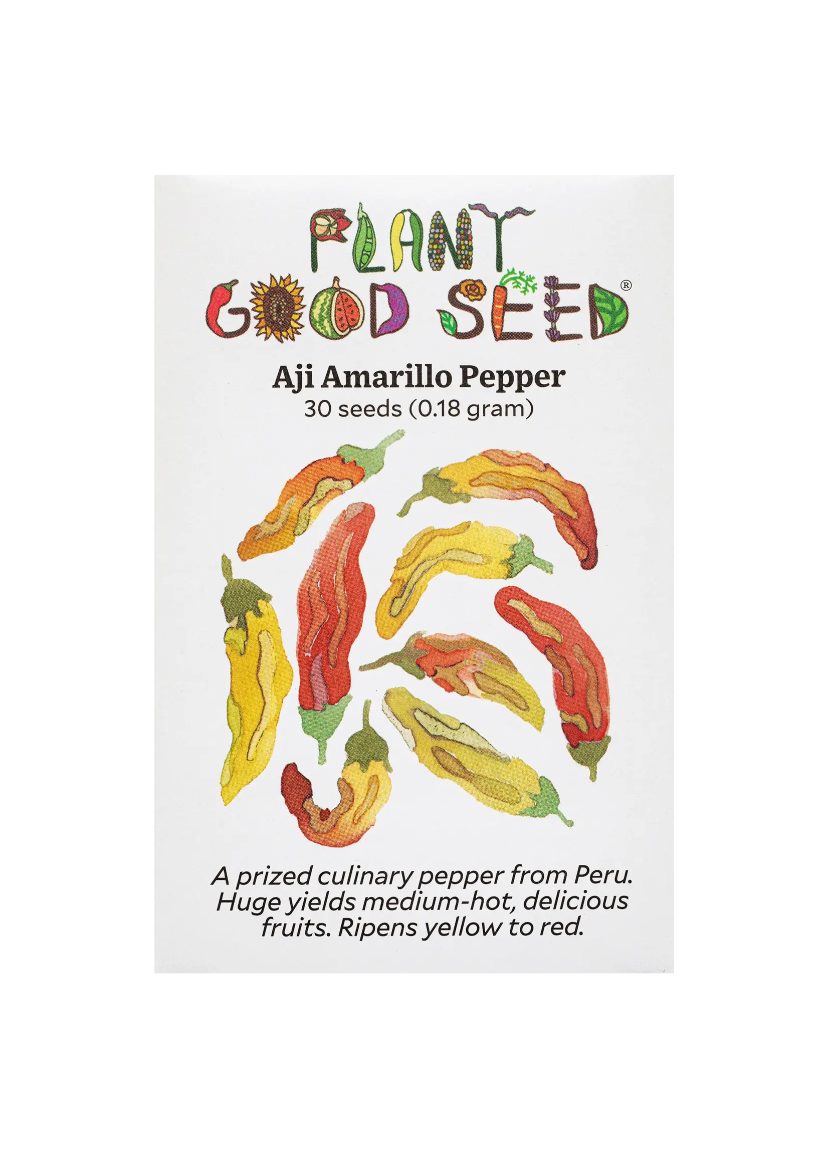 Plant Good Seed Company Pepper - Aji Amarillo Organic