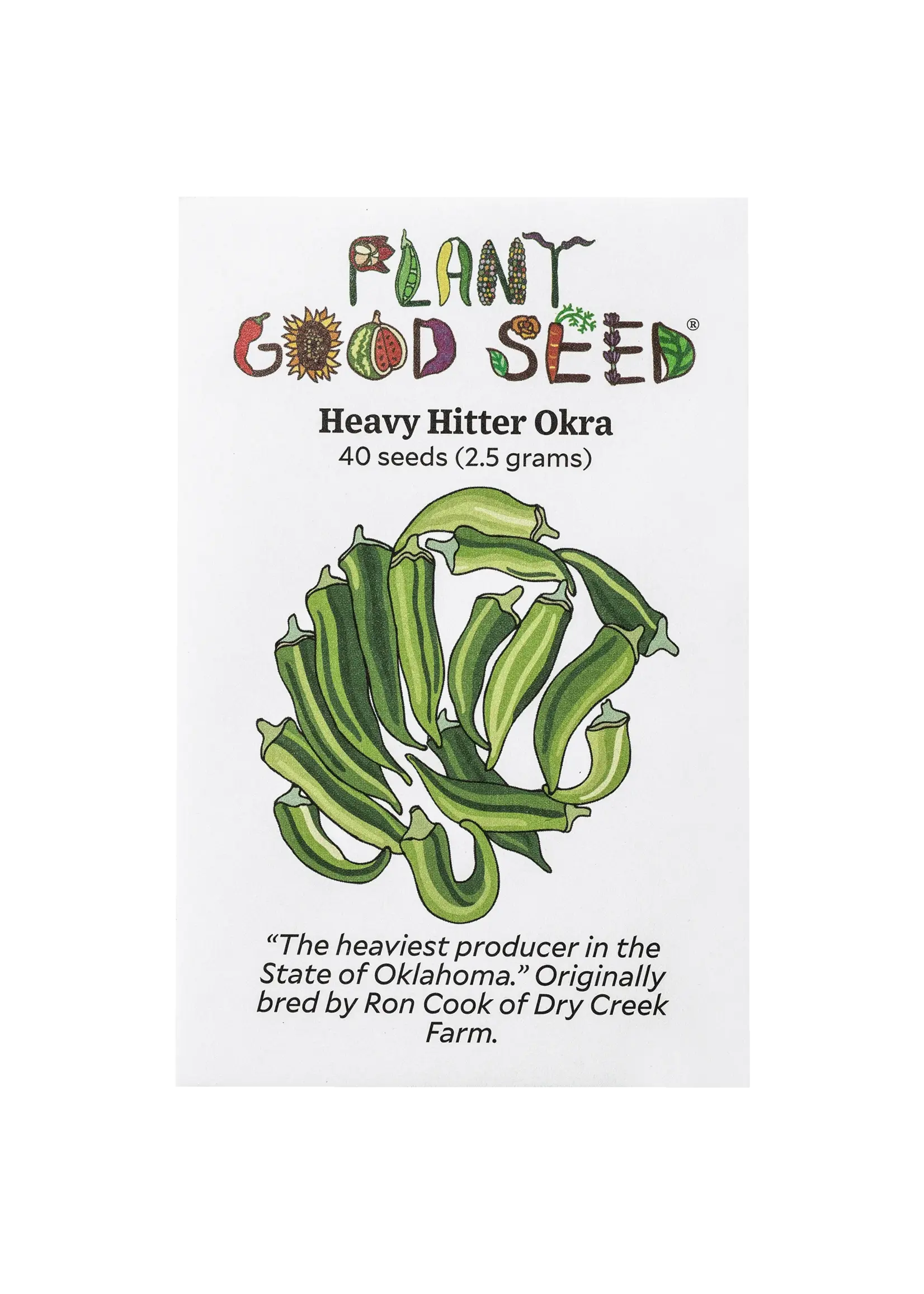 Plant Good Seed Company Okra - Heavy Hitter Organic
