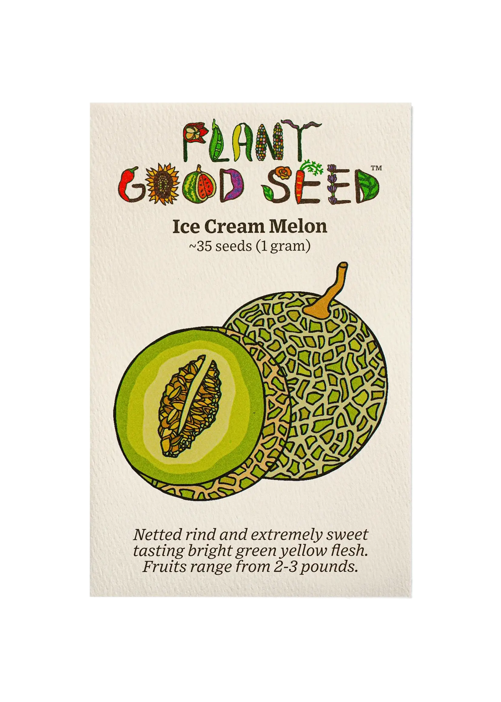 Plant Good Seed Company Melon - Ice Cream Organic