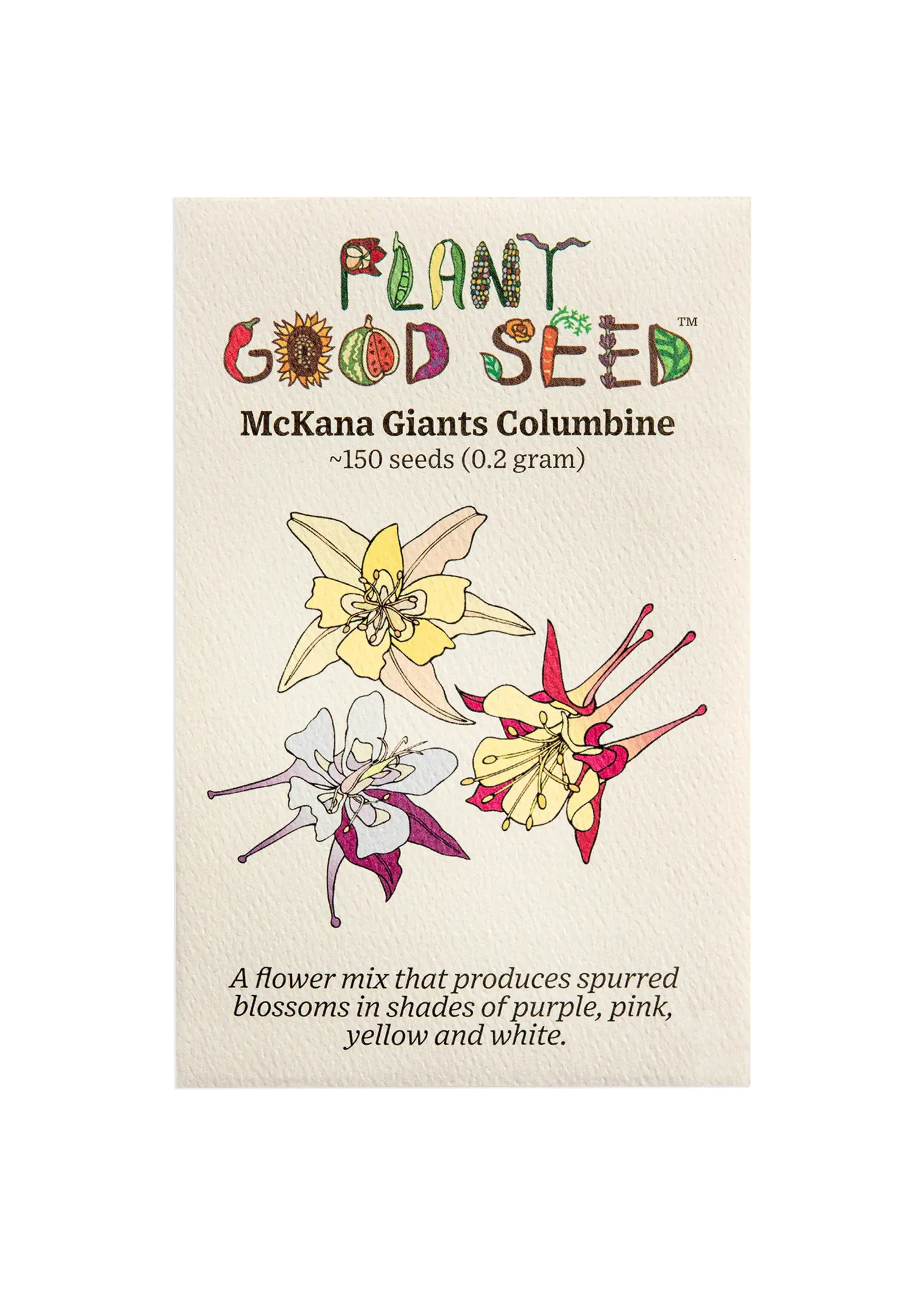 Plant Good Seed Company Columbine - McKana Giants
