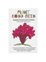 Plant Good Seed Company Celosia - Amish Cockscomb Organic