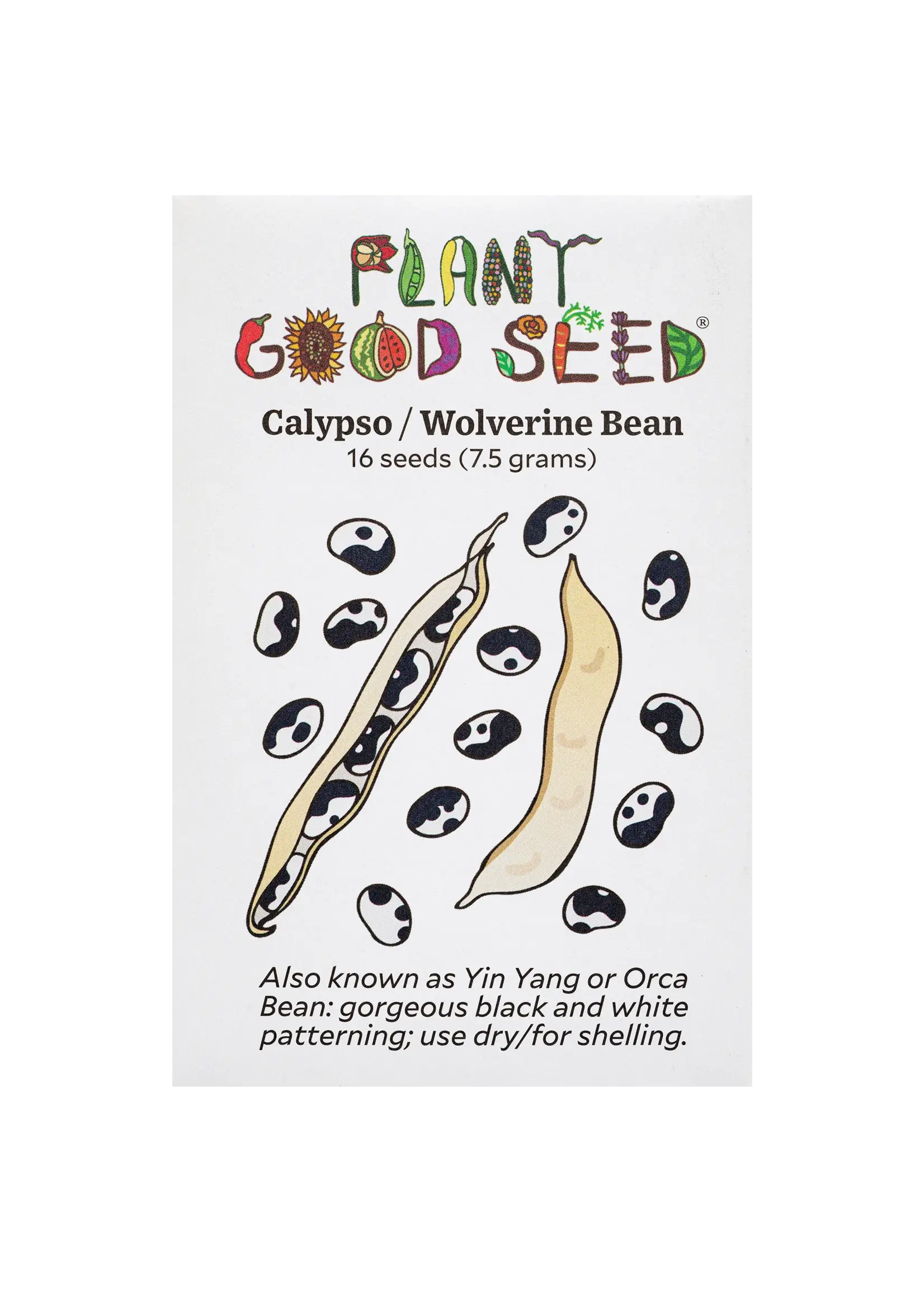 Plant Good Seed Company Bean - Calypso Wolverine Organic