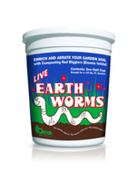 Orcon Red Wiggler Worms Composting Earthworms 150-300 Count