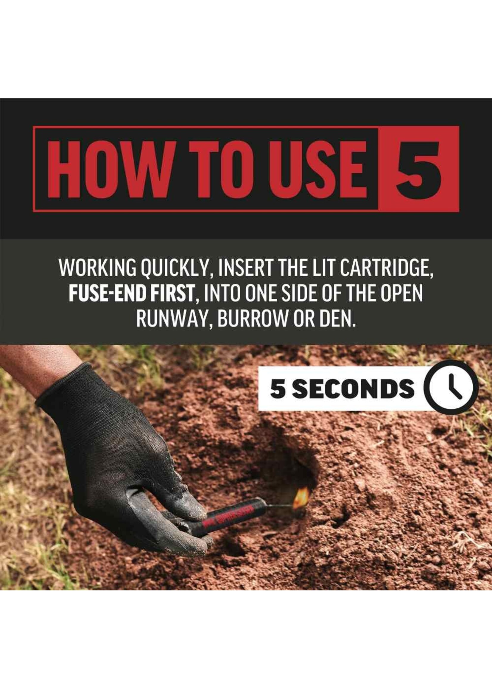 Amdro Amdro Gopher Gasser 6 Pack