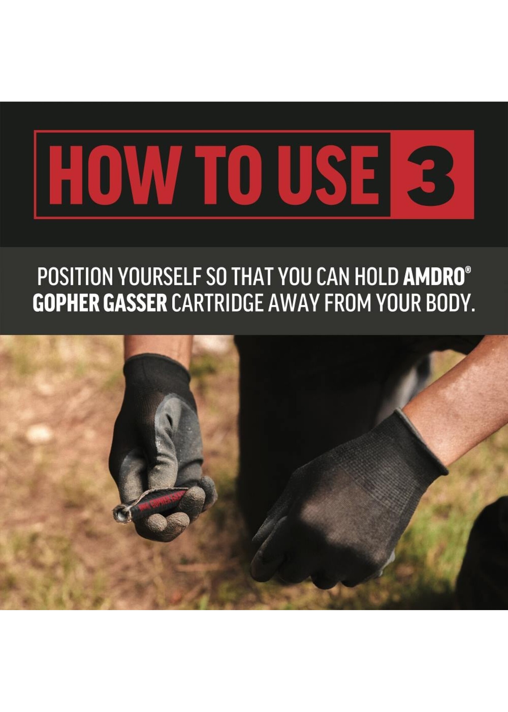 Amdro Amdro Gopher Gasser 6 Pack