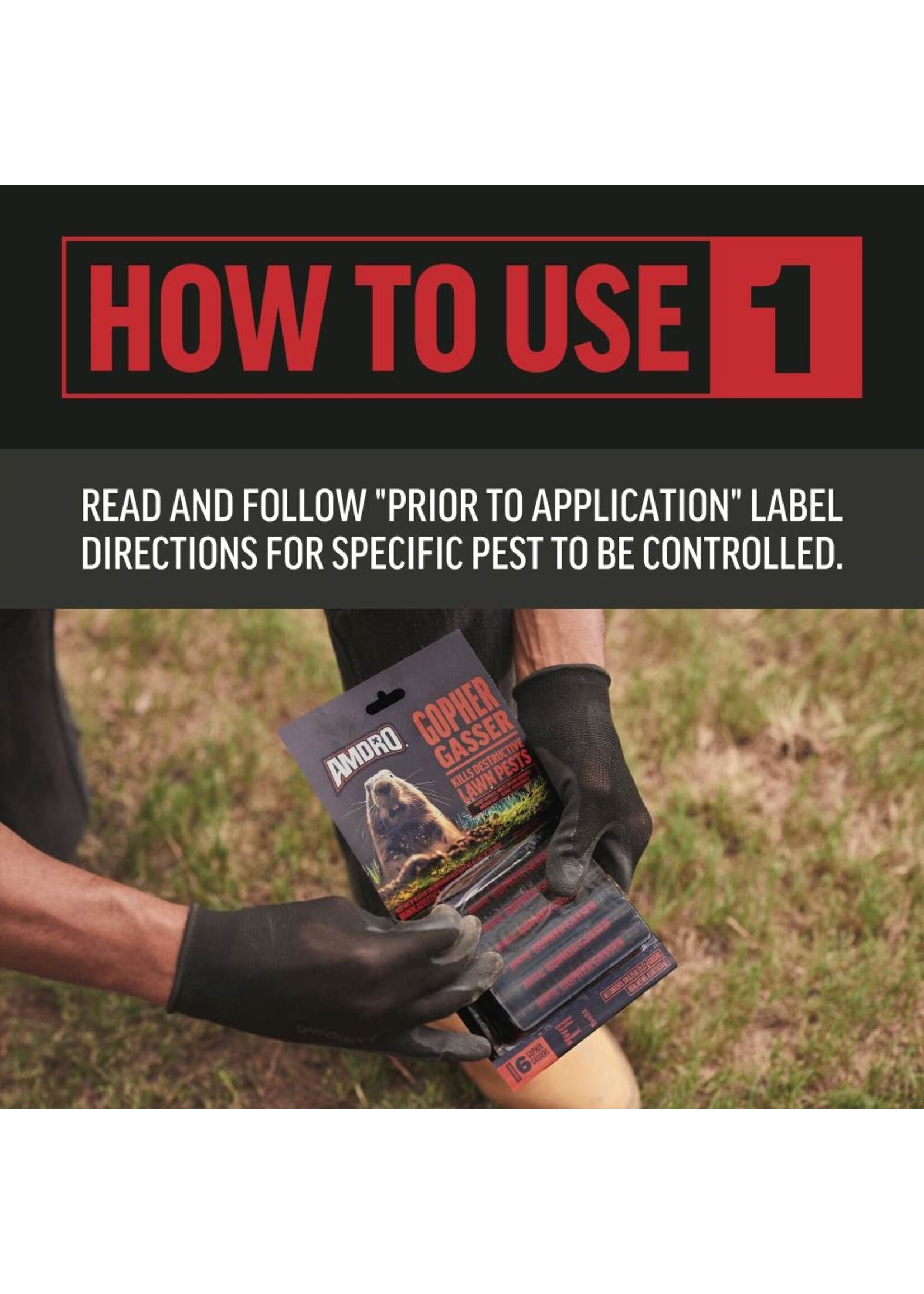 Amdro Amdro Gopher Gasser 6 Pack