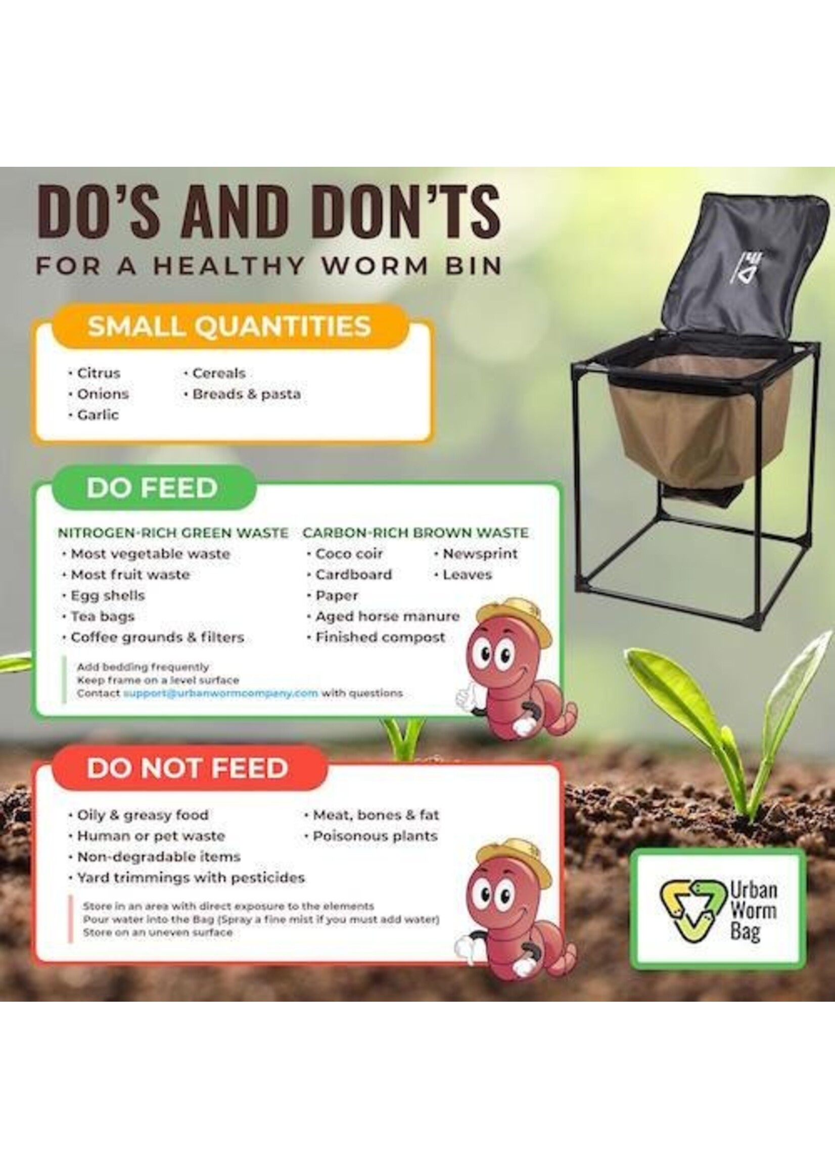 Urban Worm Company Urban Worm Farm Version 2