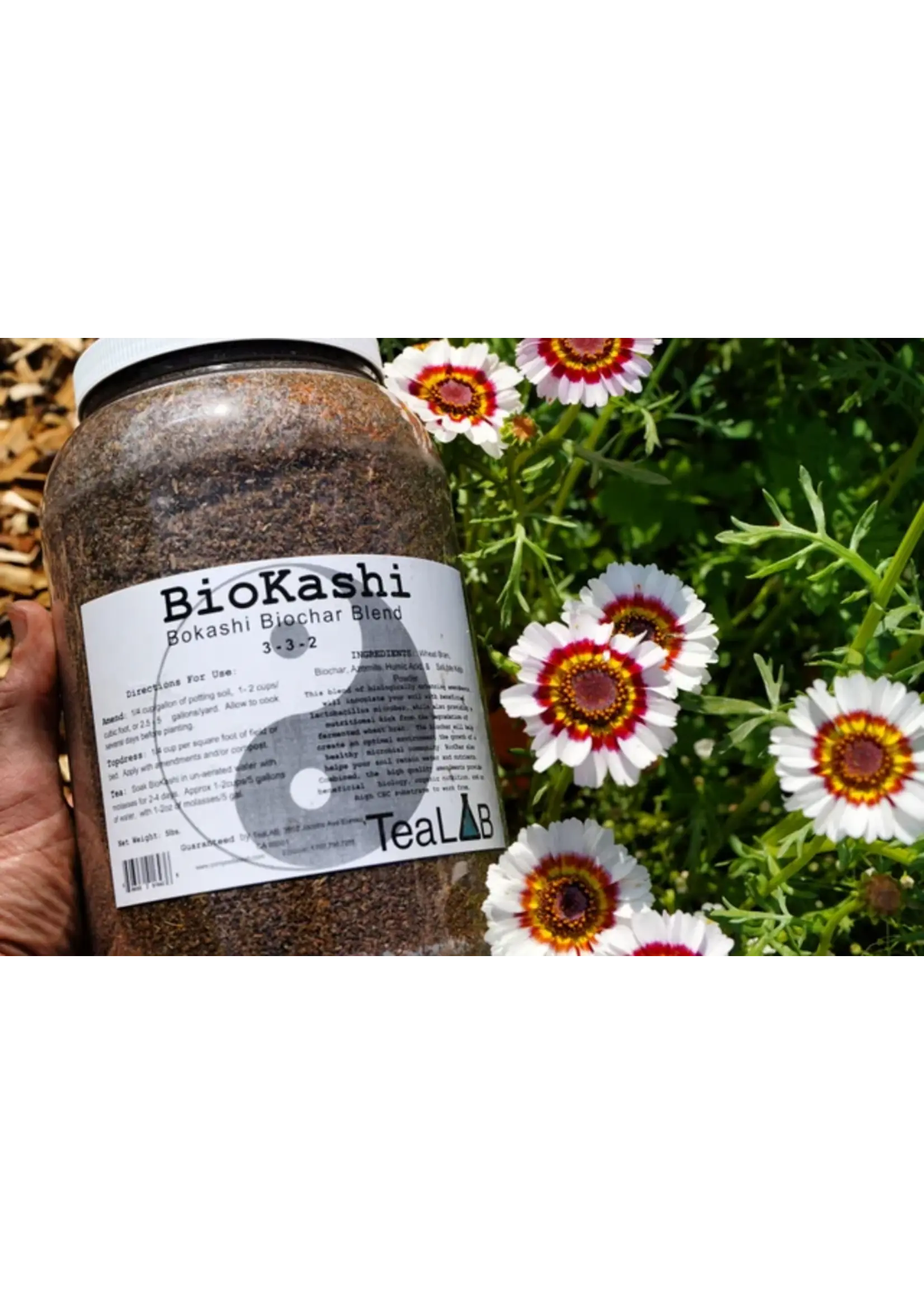 tealab TeaLab Bokashi Biochar Blend: BioKashi 1 Gallon