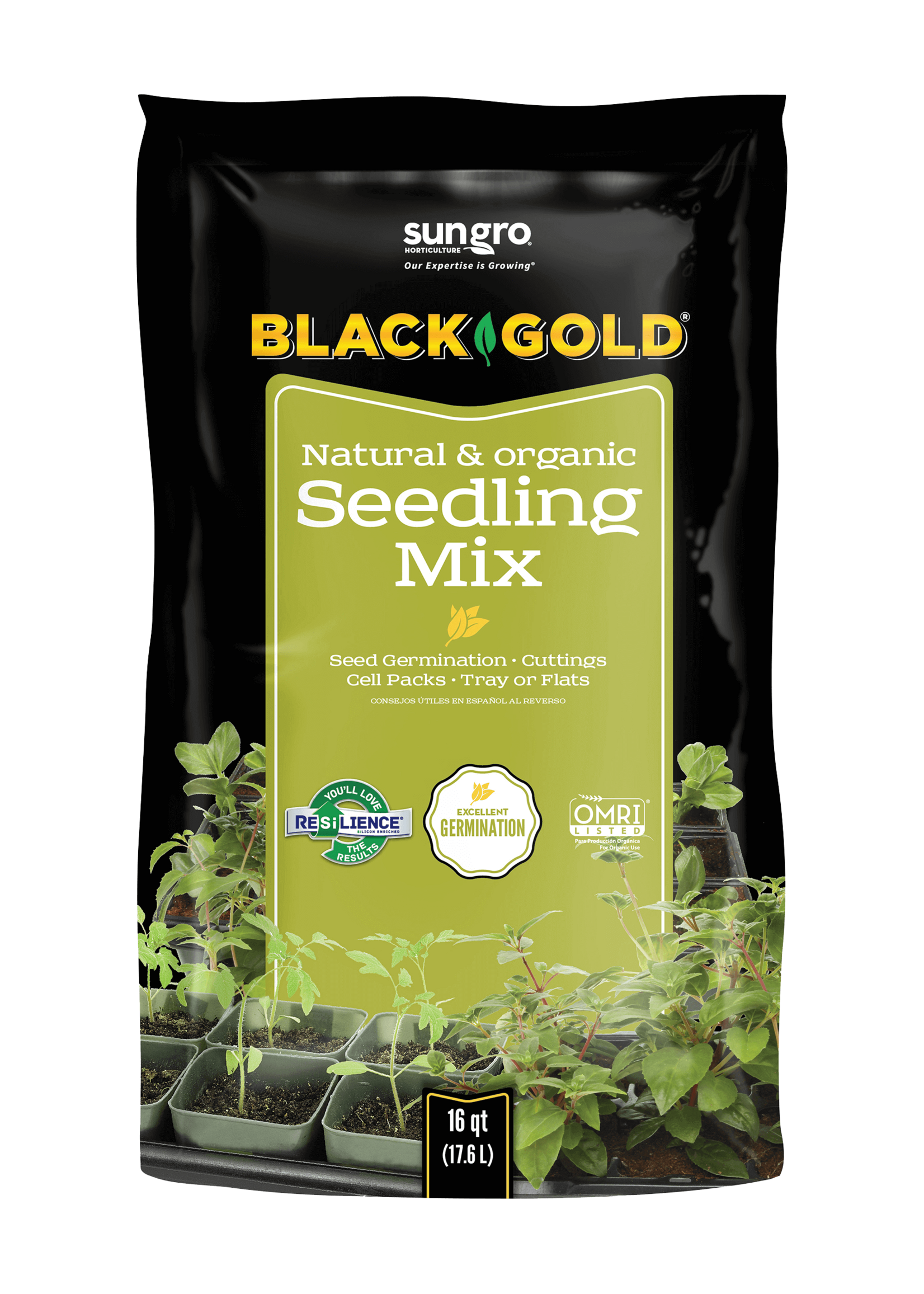 Black Gold Black Gold Seedling Mix 16 Quart