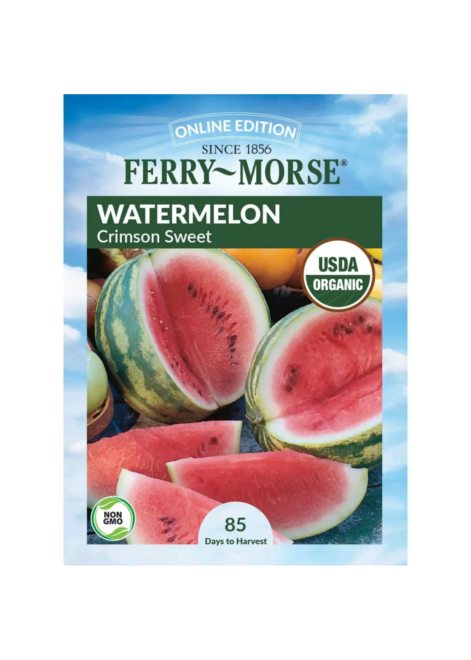 Ferry Morse Watermelon - Crimson Sweet Organic