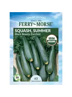 Ferry Morse Squash - Black Beauty Zucchini Organic