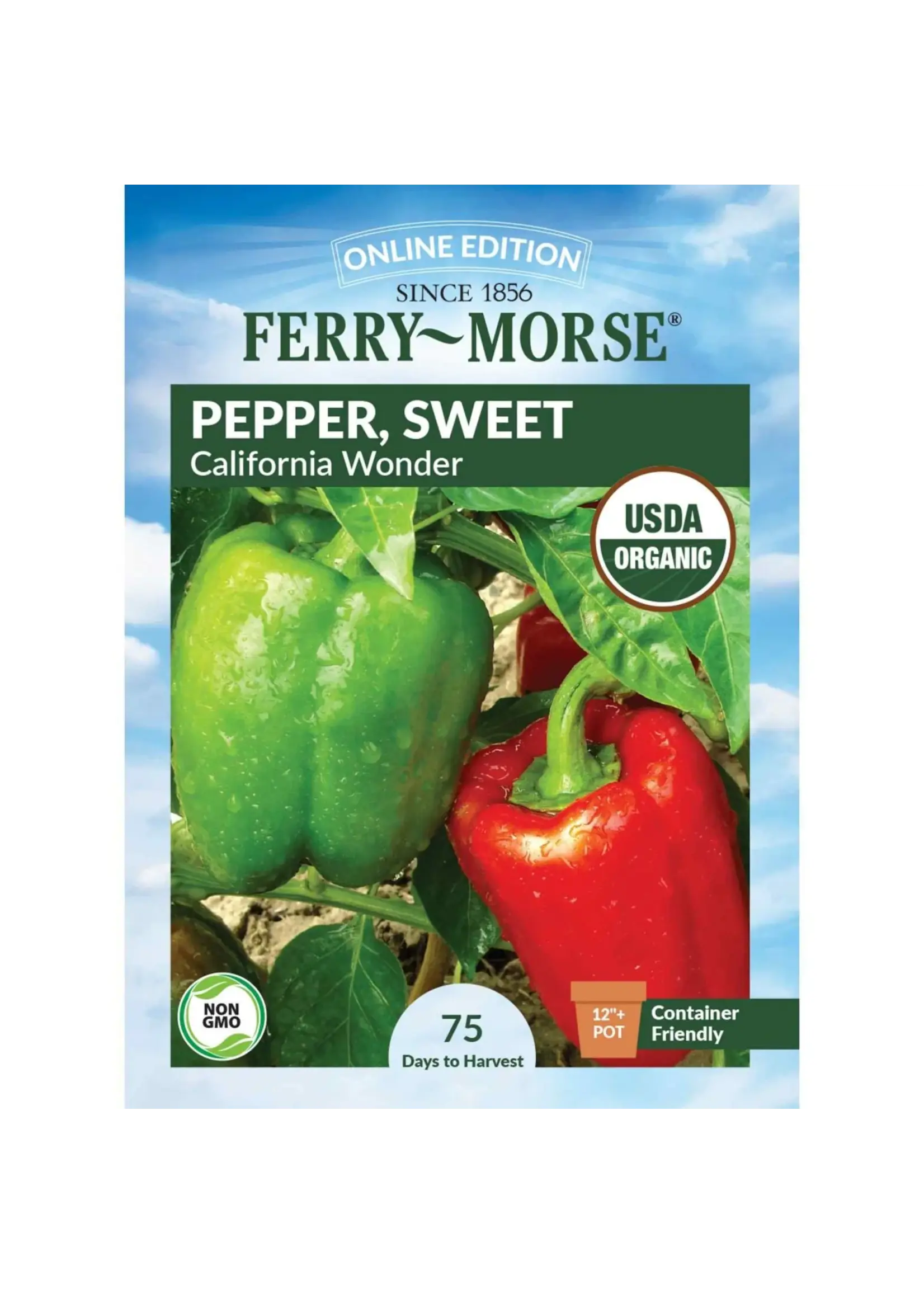 Ferry Morse Pepper - California Wonder Organic