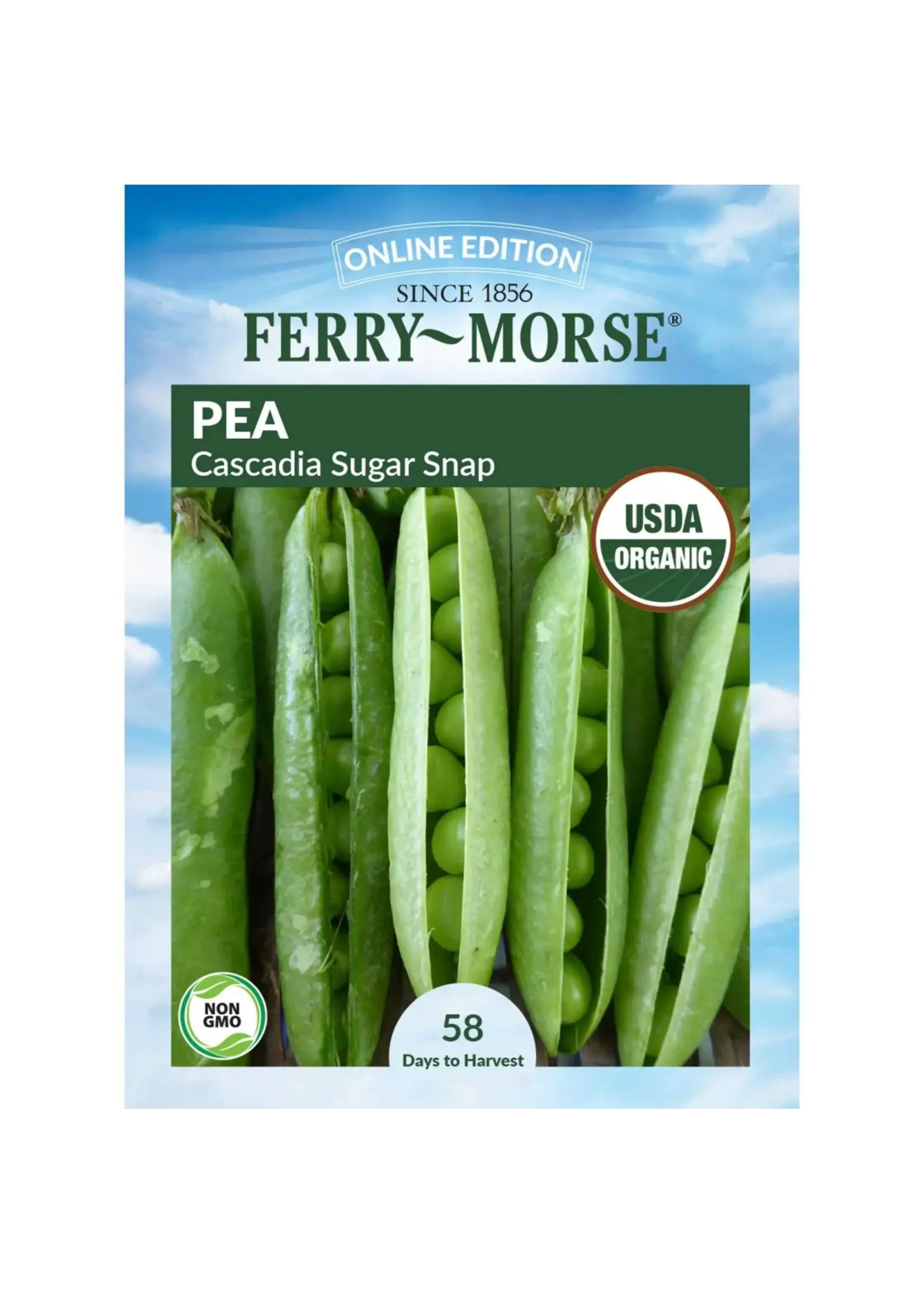 Ferry Morse Pea - Sugar Snap Organic