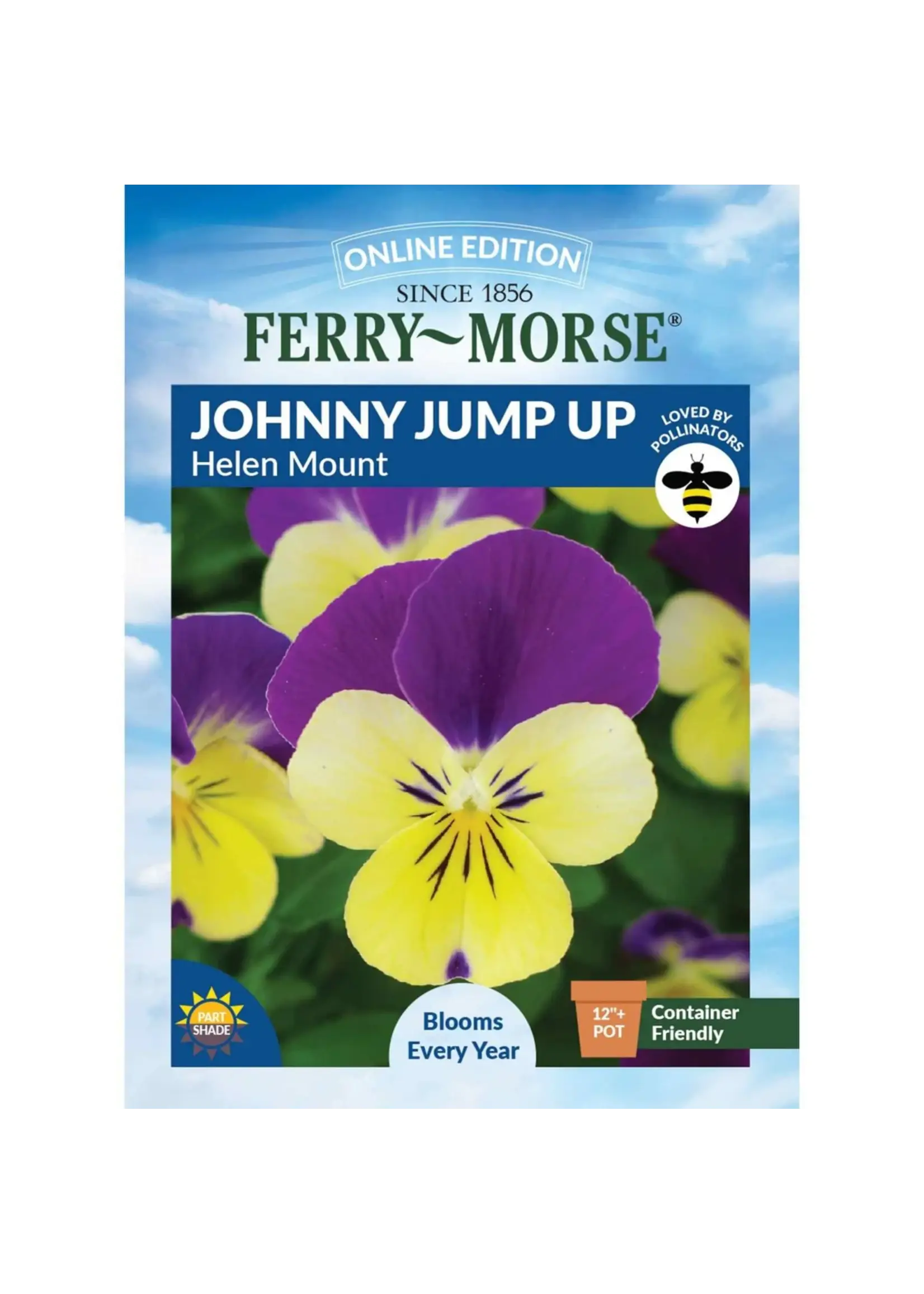 Ferry Morse Johnny Jump Up - Helen Mount