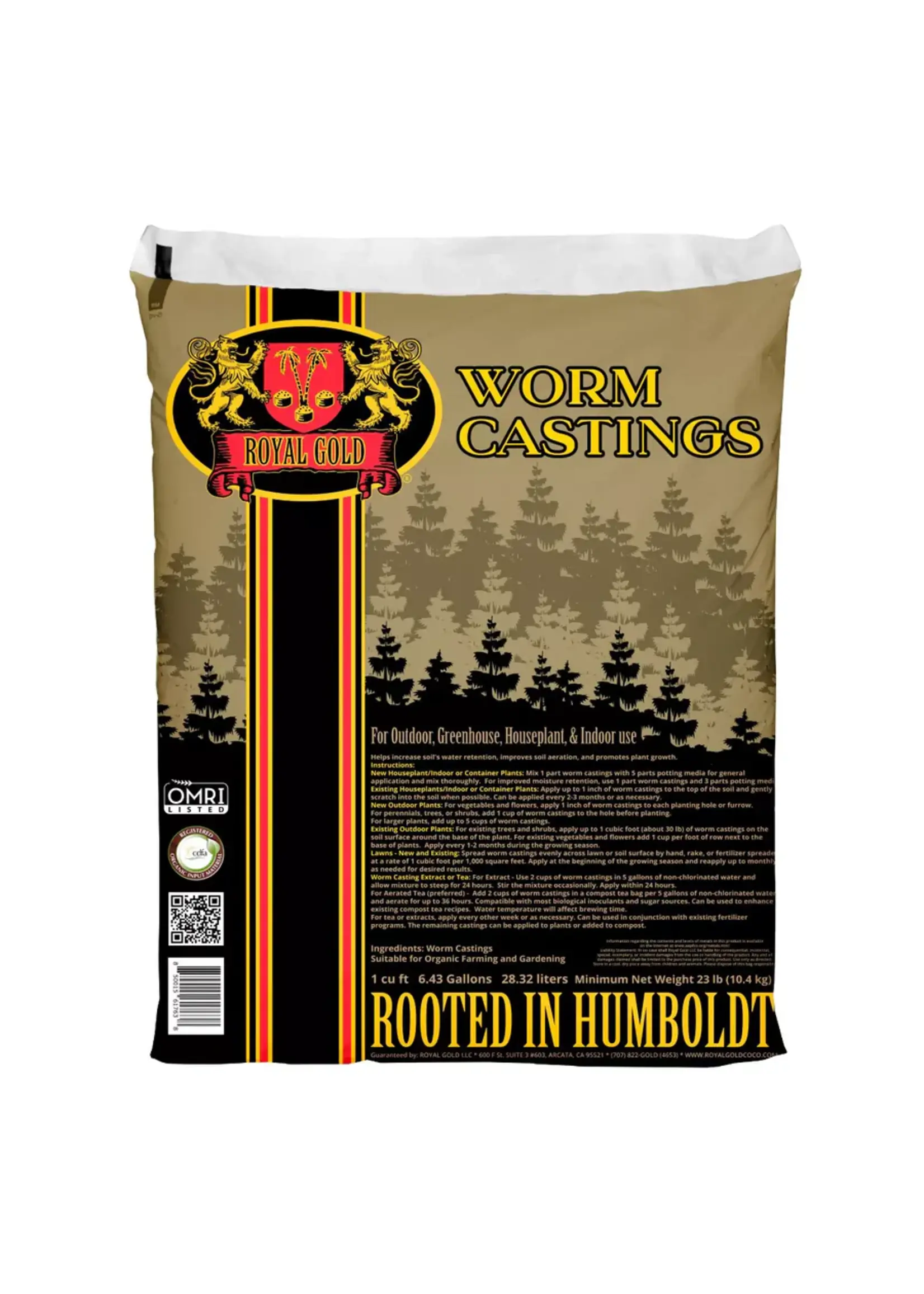 Royal Gold Worm Casting 1CF