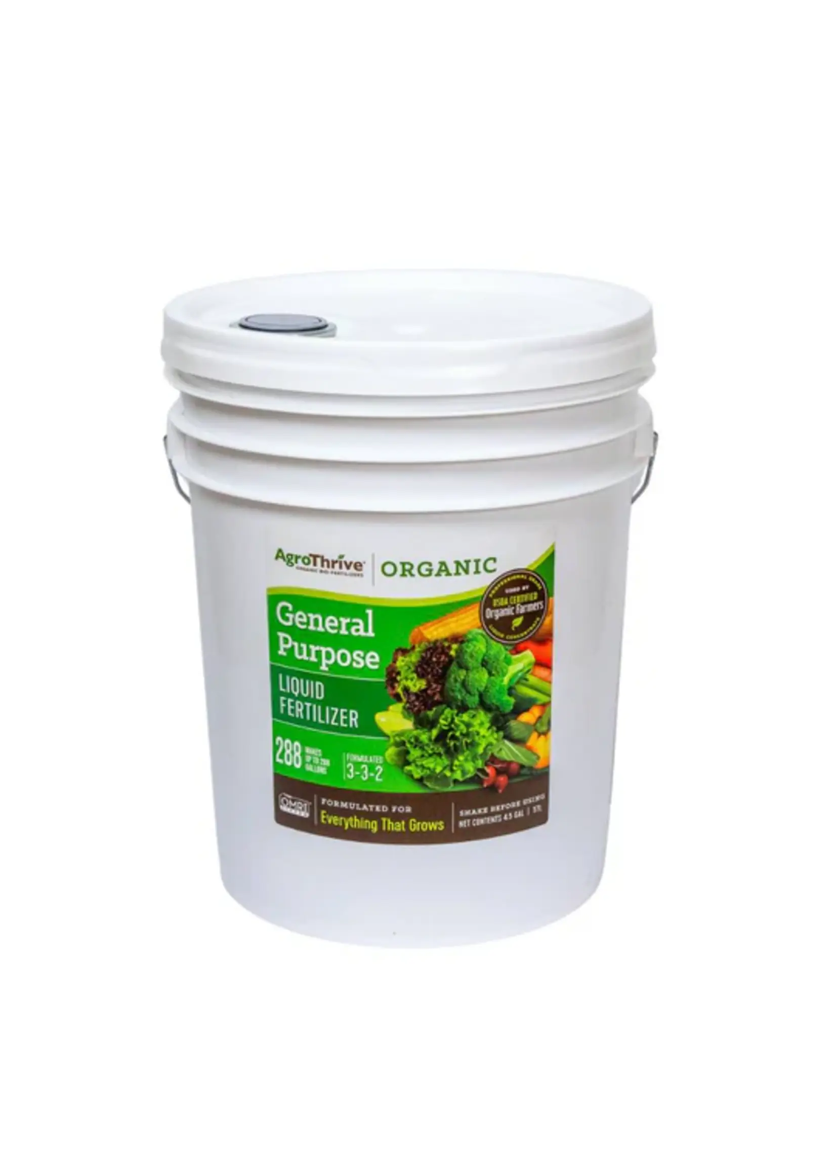 AgroThrive AgroThrive Organic General Purpose Fertilizer 3-3-2