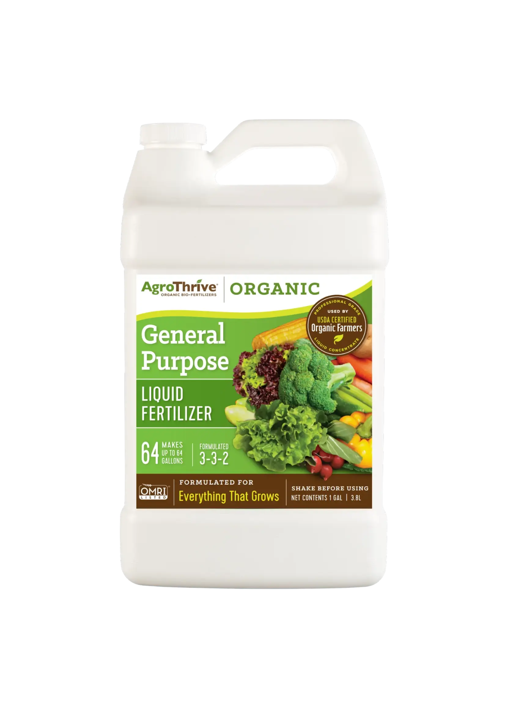 AgroThrive AgroThrive Organic General Purpose Fertilizer 3-3-2