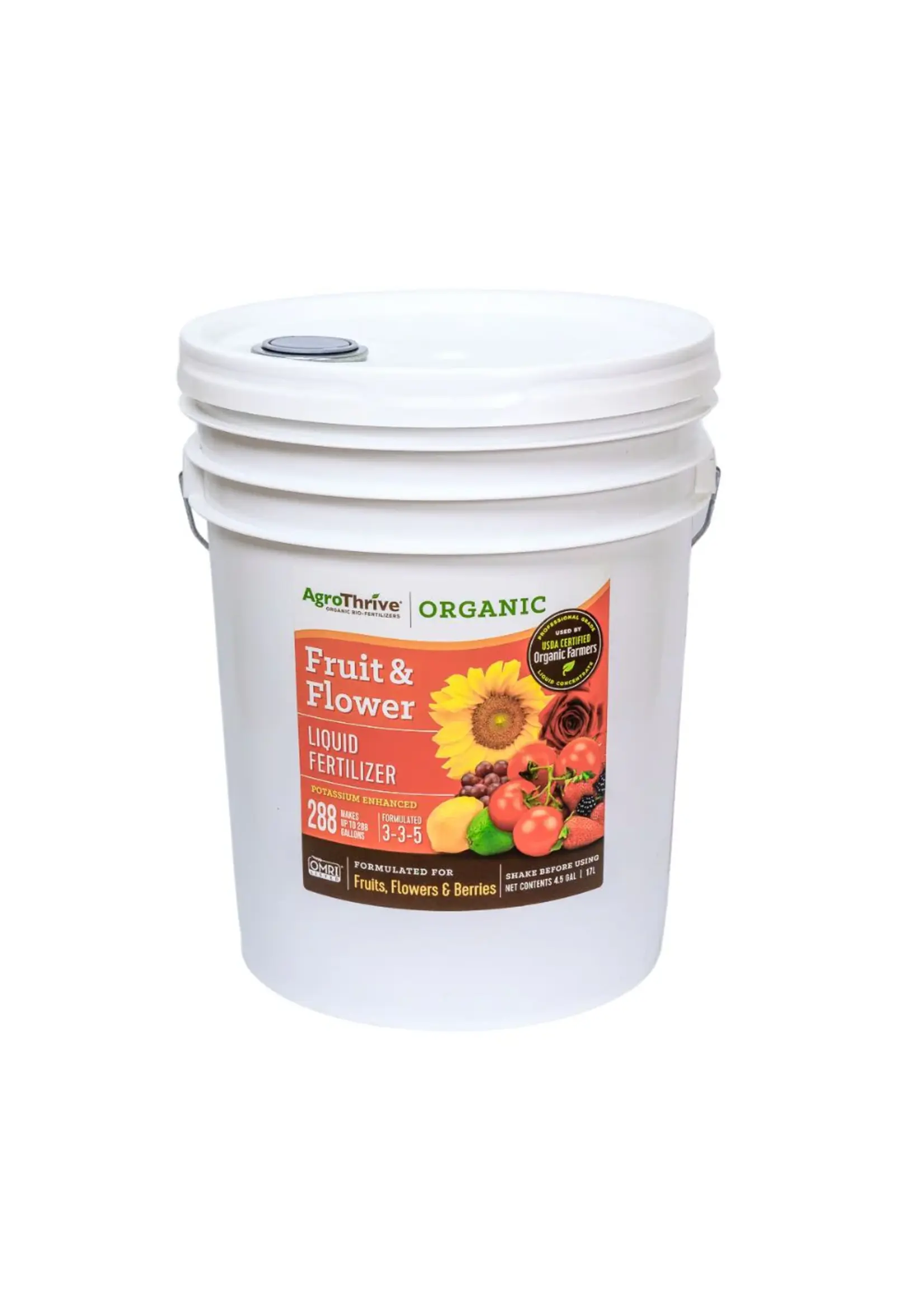 AgroThrive AgroThrive Organic Fruit & Flower Liquid Fertilizer 3-3-5