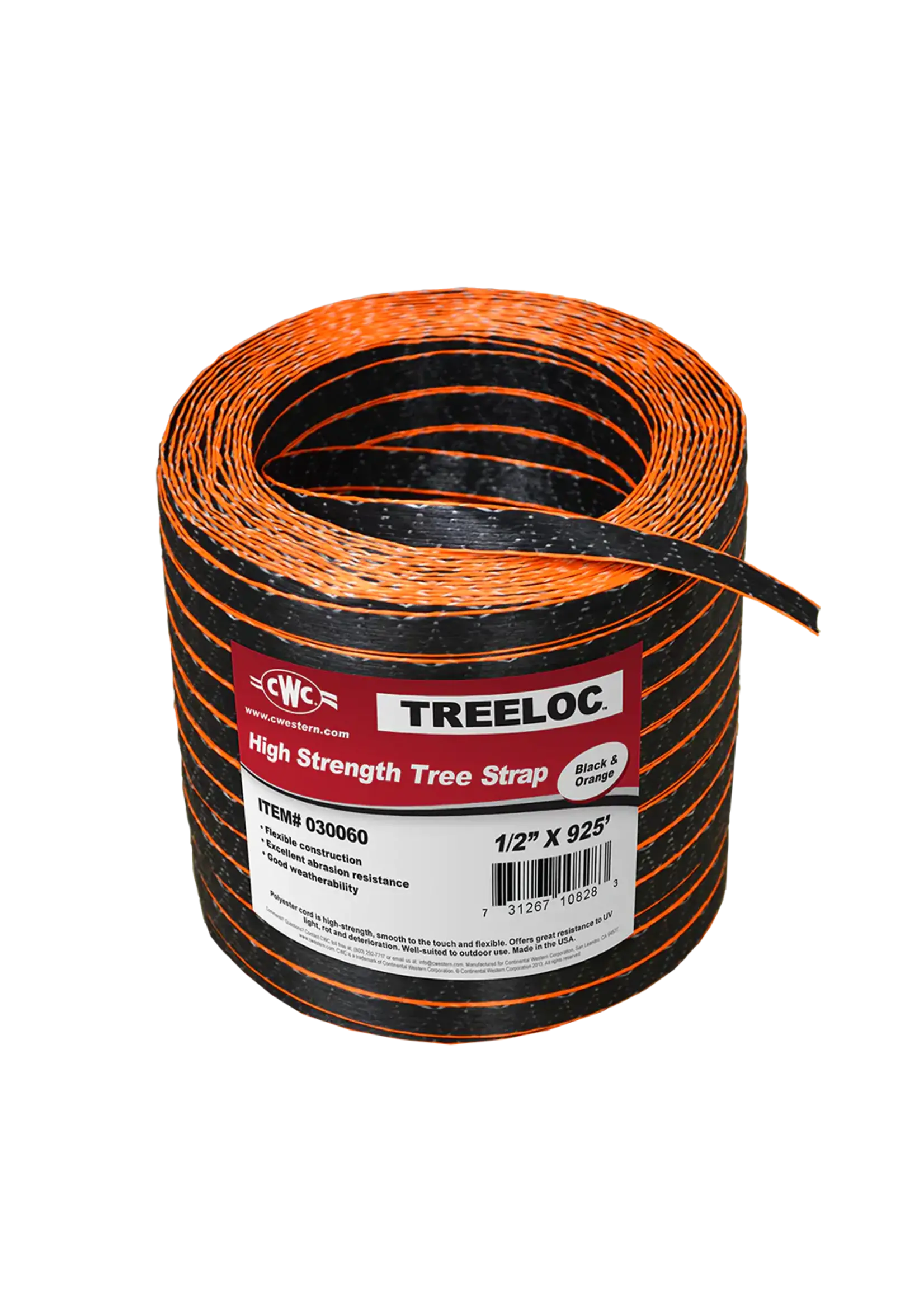 Continental Western Corporation Treeloc Tree Tie Strap  Roll 1/2in x 925ft