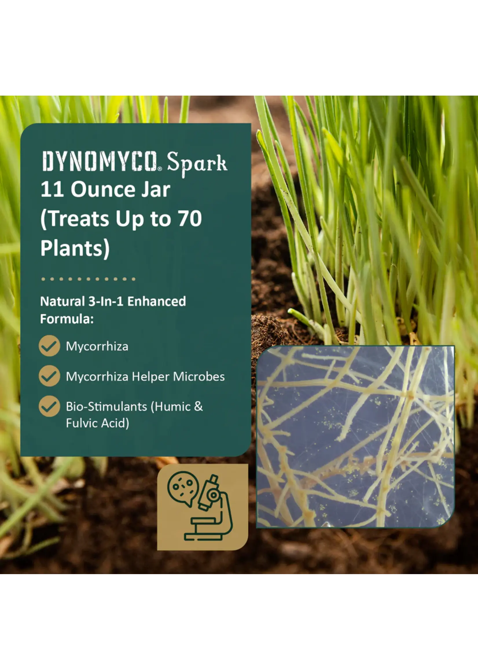 DYNOMYCO DYNOMYCO Spark Mycorrhizal Inoculants WP Wettable Powder 6oz