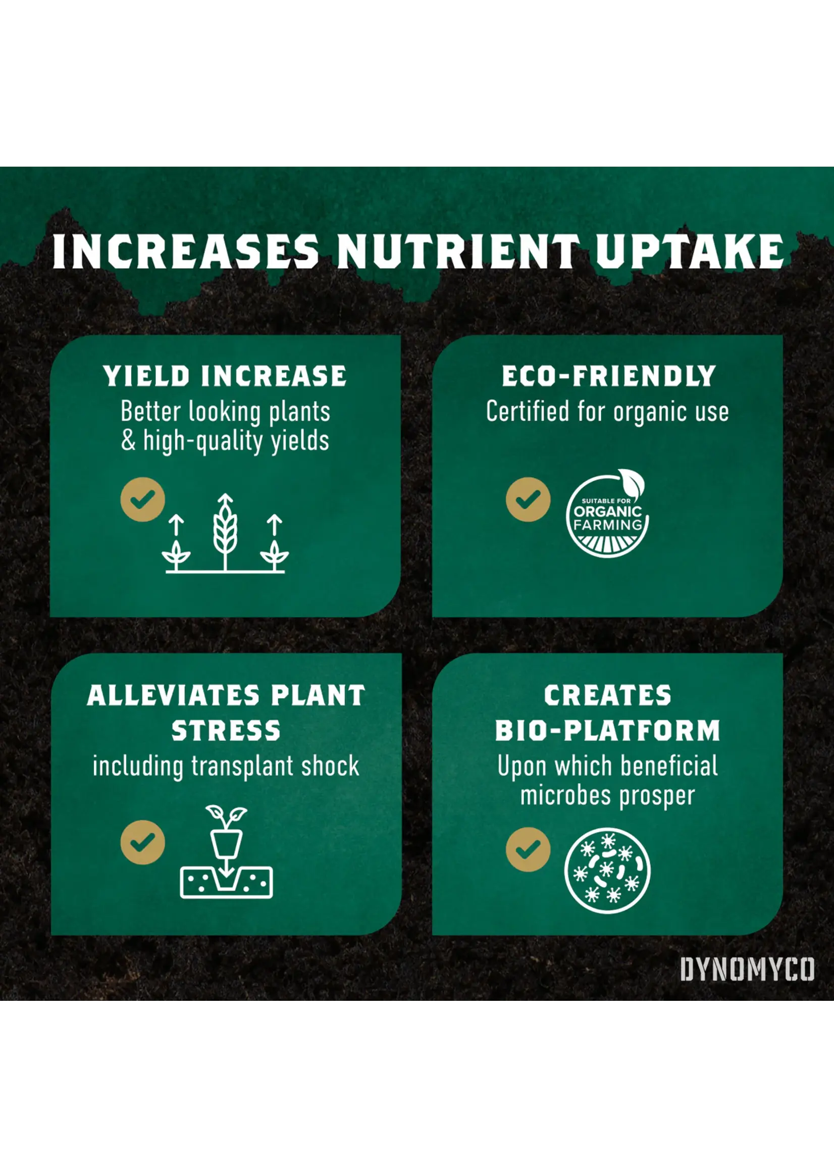 DYNOMYCO DYNOMYCO Granular Premium Mycorrhizal Inoculants 7oz
