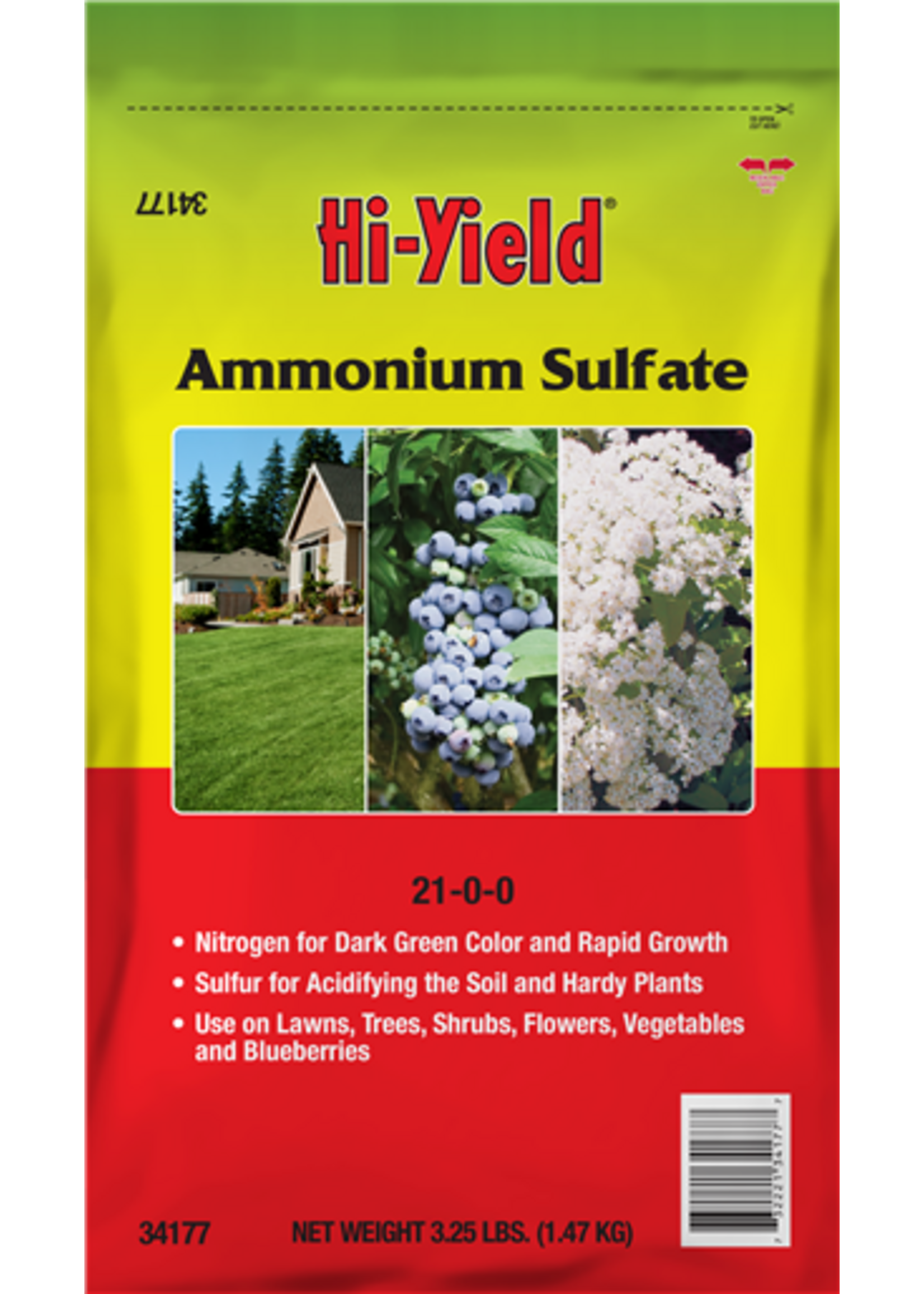 Hi-Yield Hi-Yield Ammonium Sulfate 3.25lbs