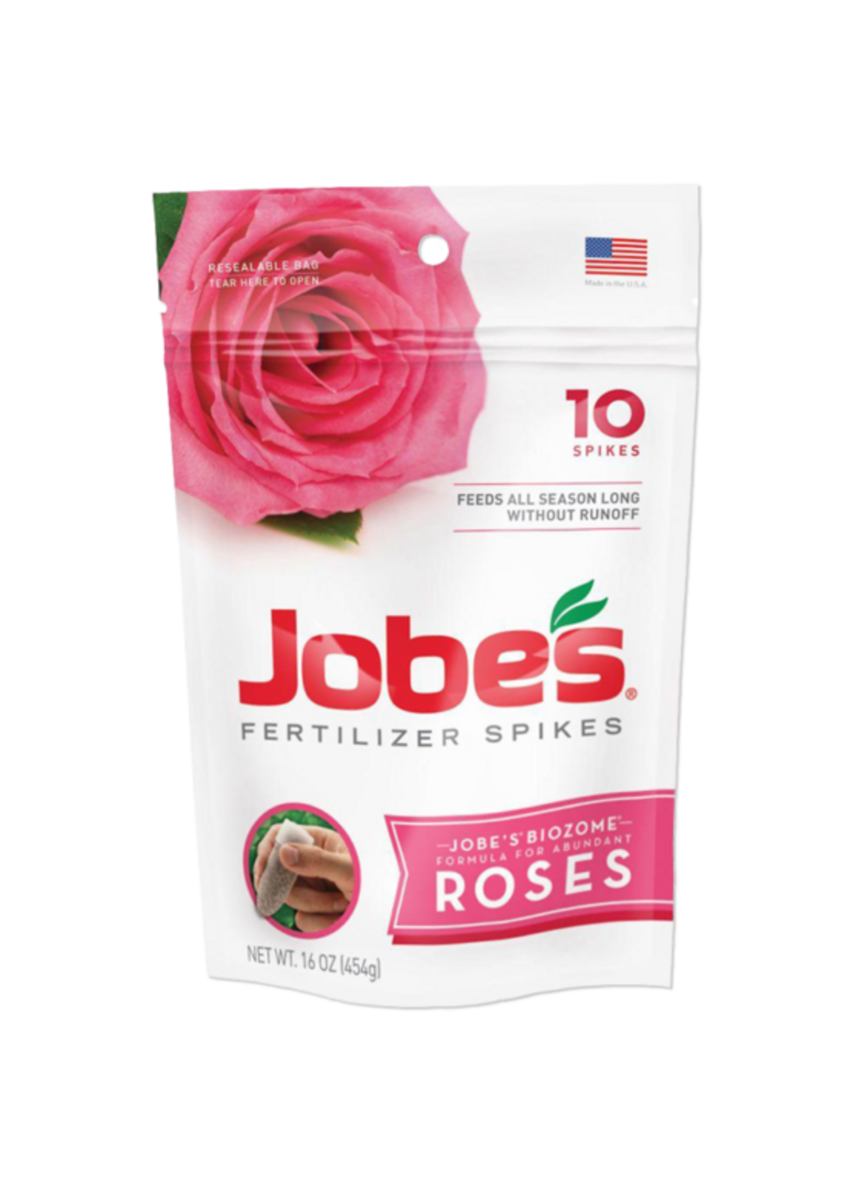 Jobe's Jobes Rose Fertilizer Spikes 9-12-9 (Pack of 10)