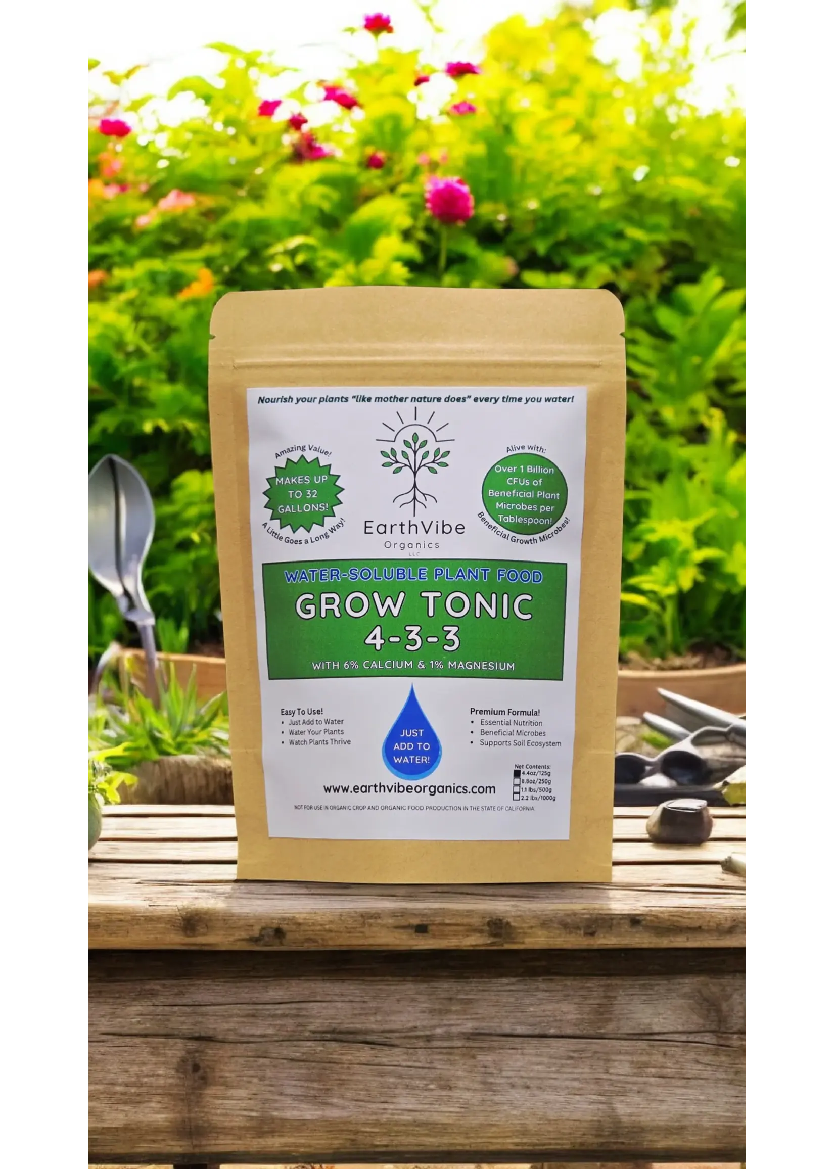 EarthVibe Organics EarthVibe Organics Grow Tonic 4-3-3