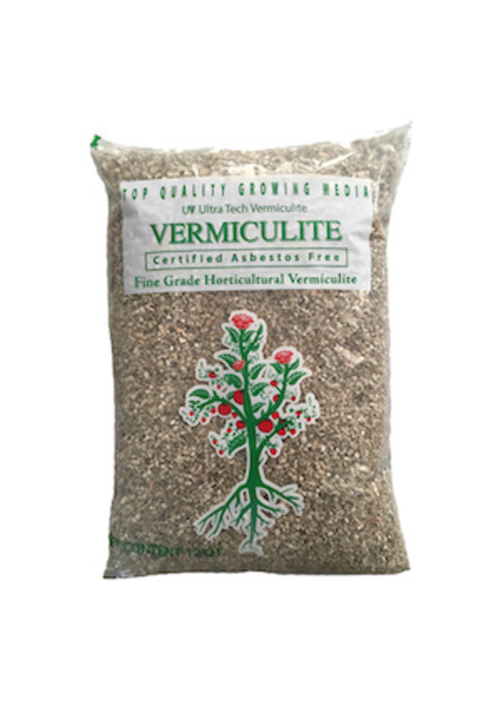 UltraTech Ultratech Premium Hortilculture Grade Vermiculite Fine 12 Quart