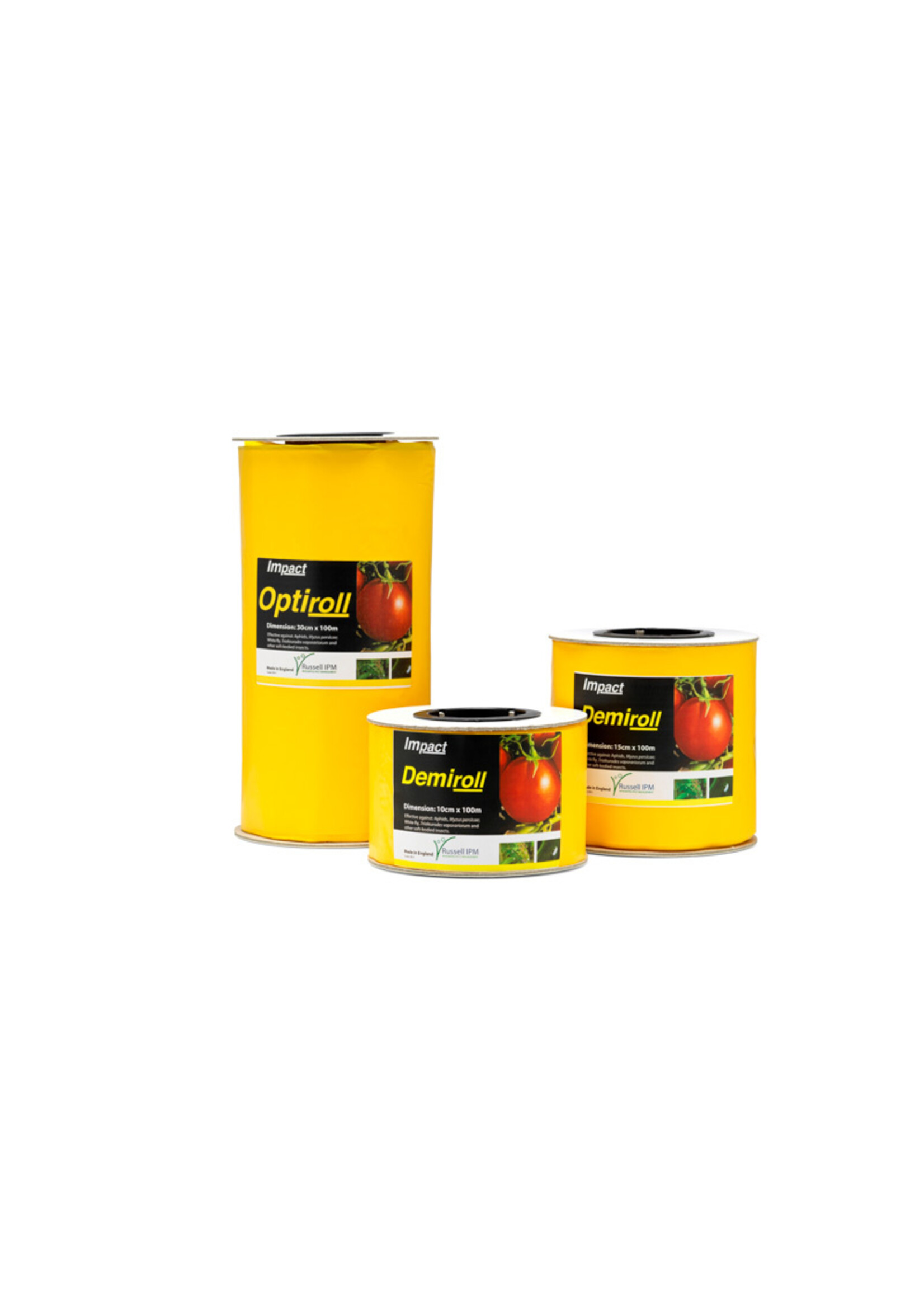 Russel IPM DemiRoll Yellow Sticky Tray Roll 6in x 328ft