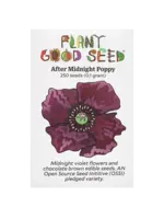 Plant Good Seed Company Poppy After Midnight Organic