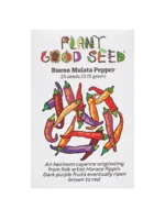 Plant Good Seed Company Pepper Buena Mulata Organic